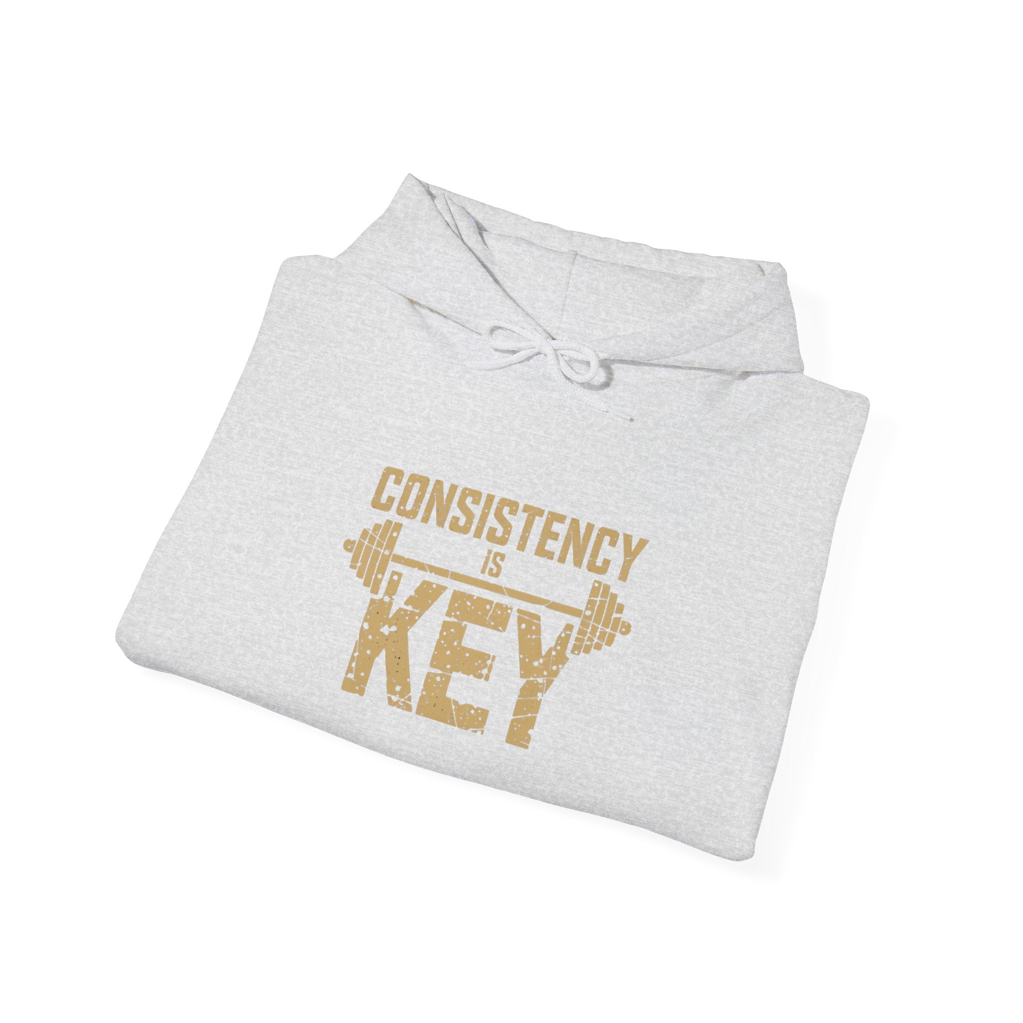 Consistency is Key Hoodie | Barbell Fitness Motivation Sweatshirt