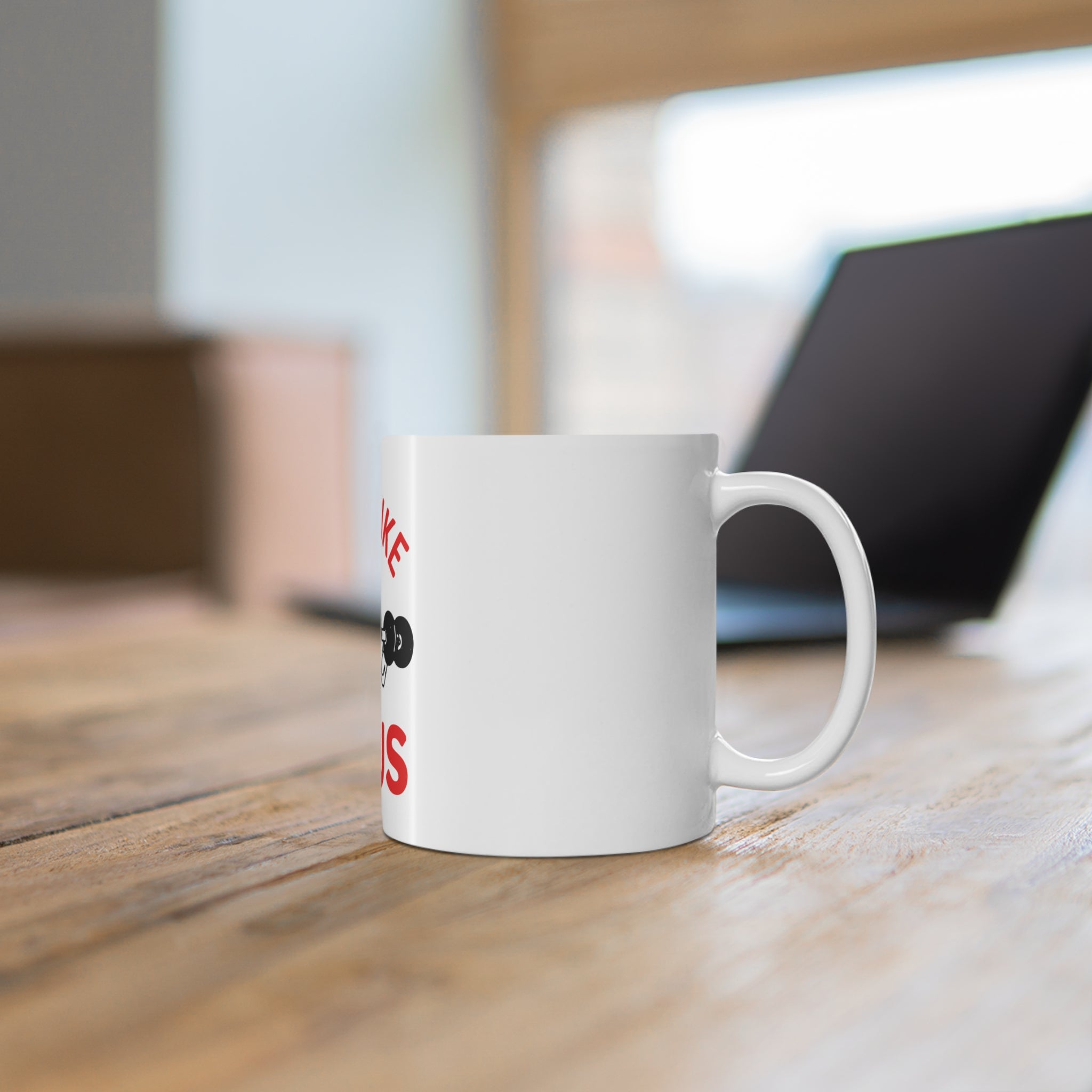 Train Like Jesus Coffee Mug — Christian Gym Motivation 11oz