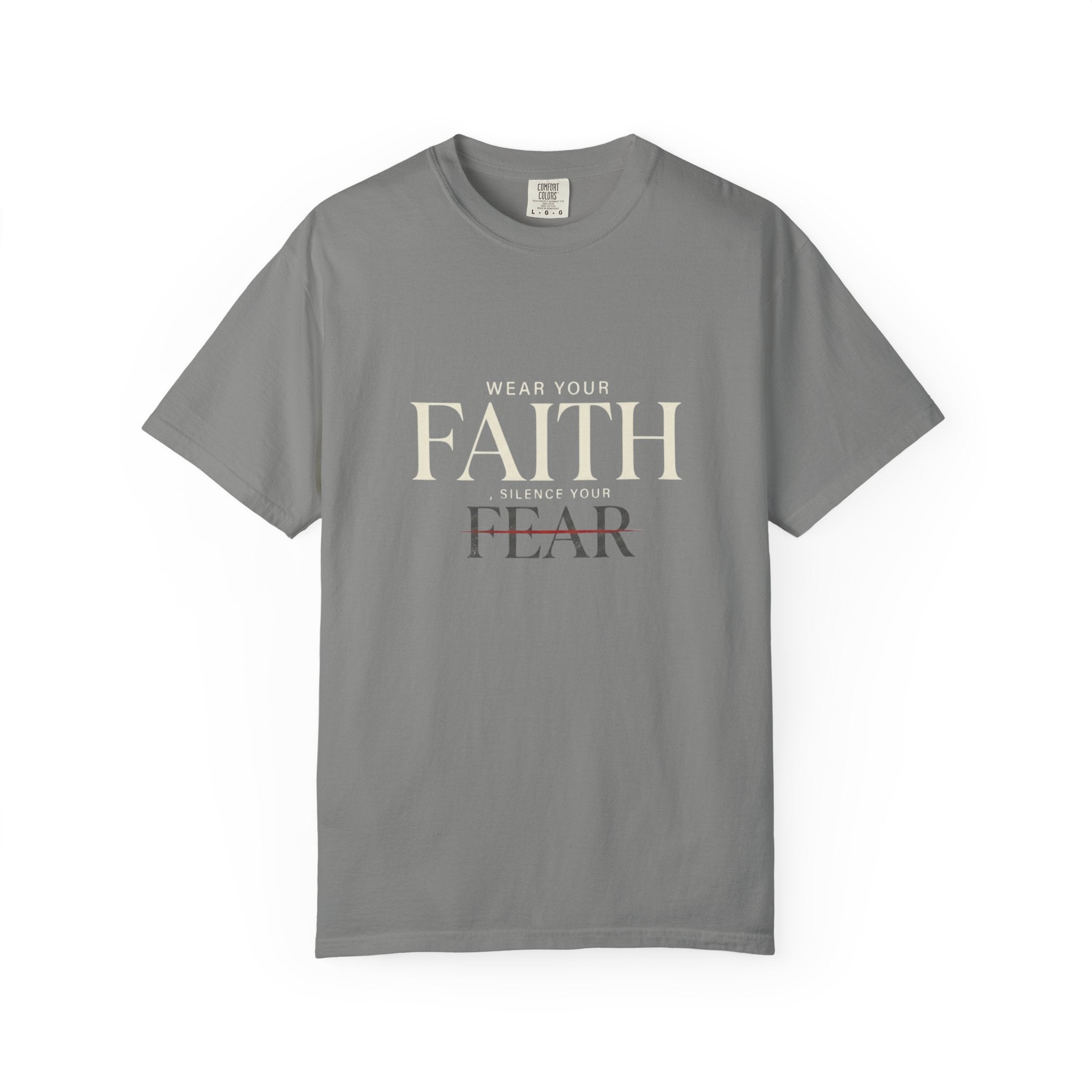 Faith Over Fear T-Shirt — Inspirational Christian Tee