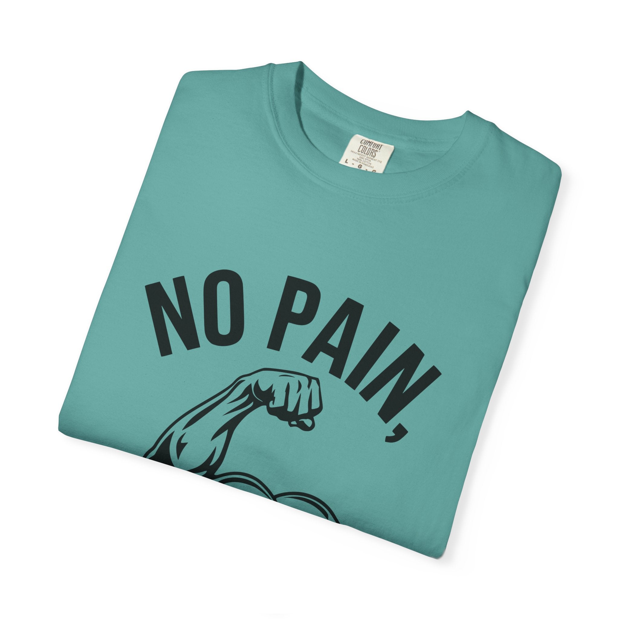 No Pain No Gain Muscle Tee — Motivational Workout T-Shirt