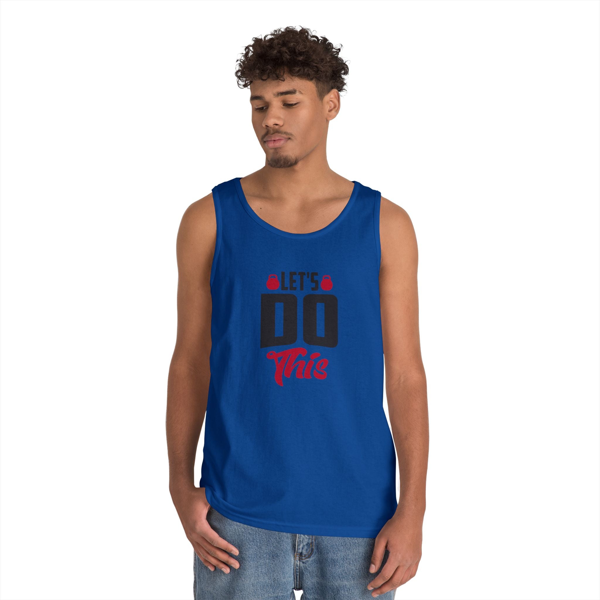 Let’s Do This tank top | Motivational workout slogan, fitness graphic