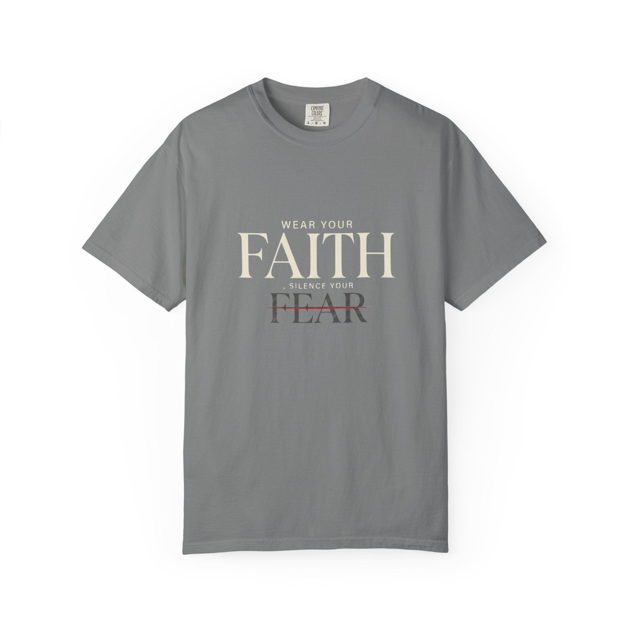 Faith Over Fear T-Shirt — Inspirational Christian Tee