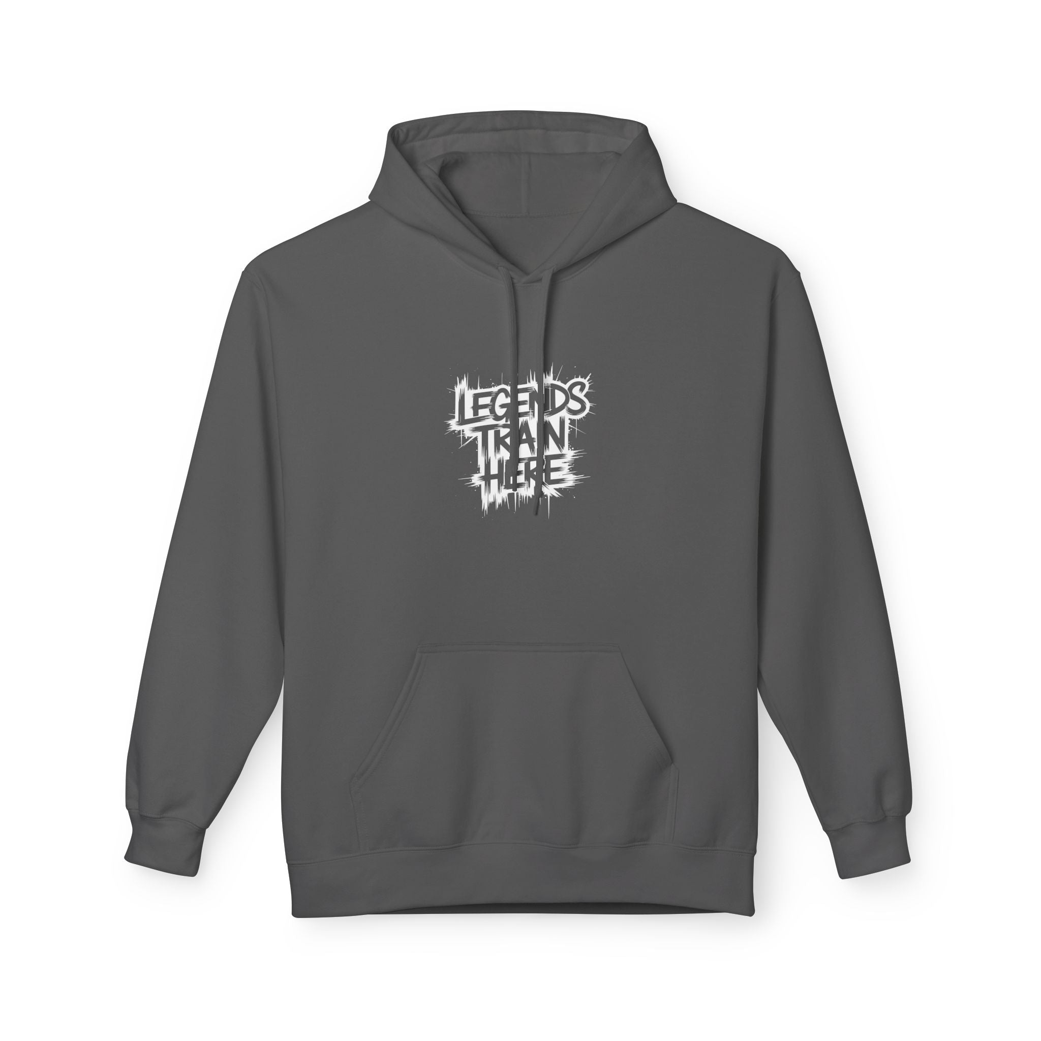 Legends Train Here Hoodie — Streetwear Gym Motivational Pullover