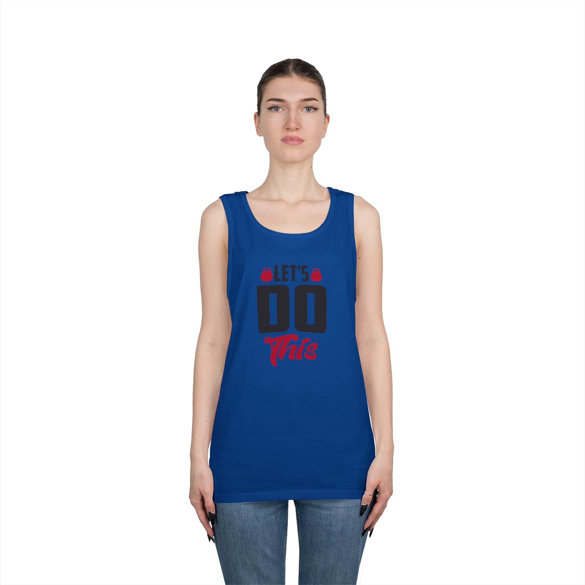 Let’s Do This tank top | Motivational workout slogan, fitness graphic