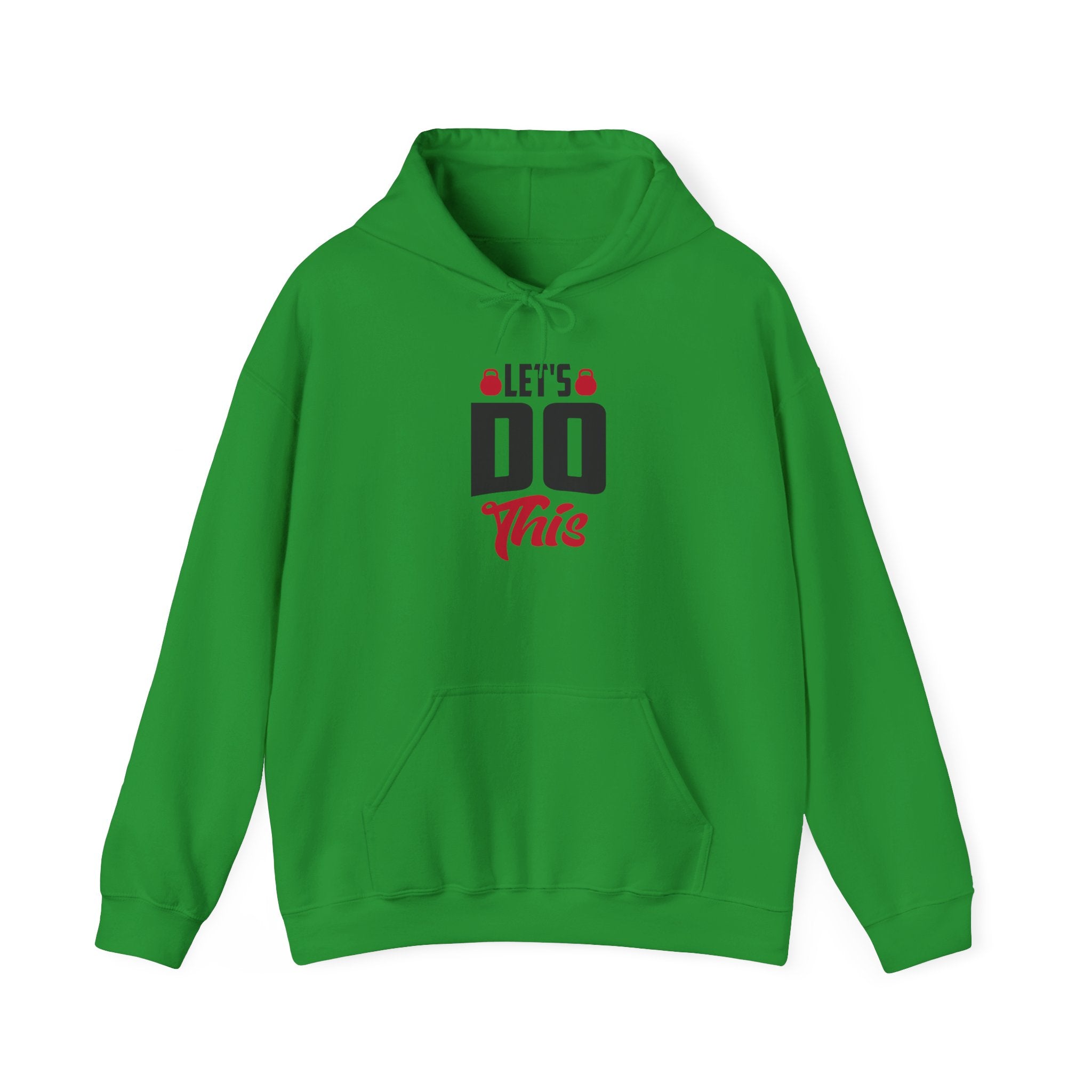 Let's Do This Hoodie — Motivational Chest Graphic Hooded Sweatshirt