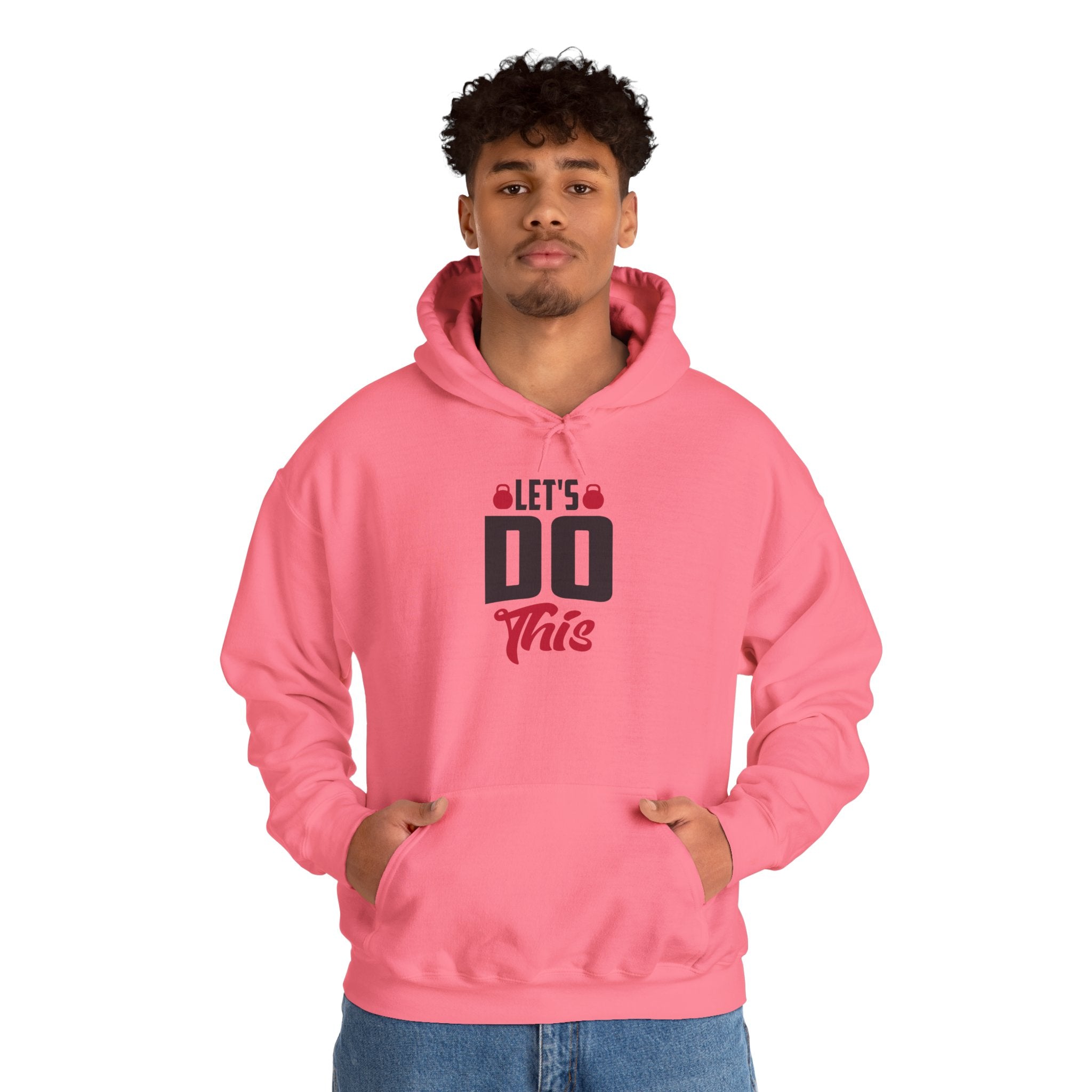 Let's Do This Hoodie — Motivational Chest Graphic Hooded Sweatshirt