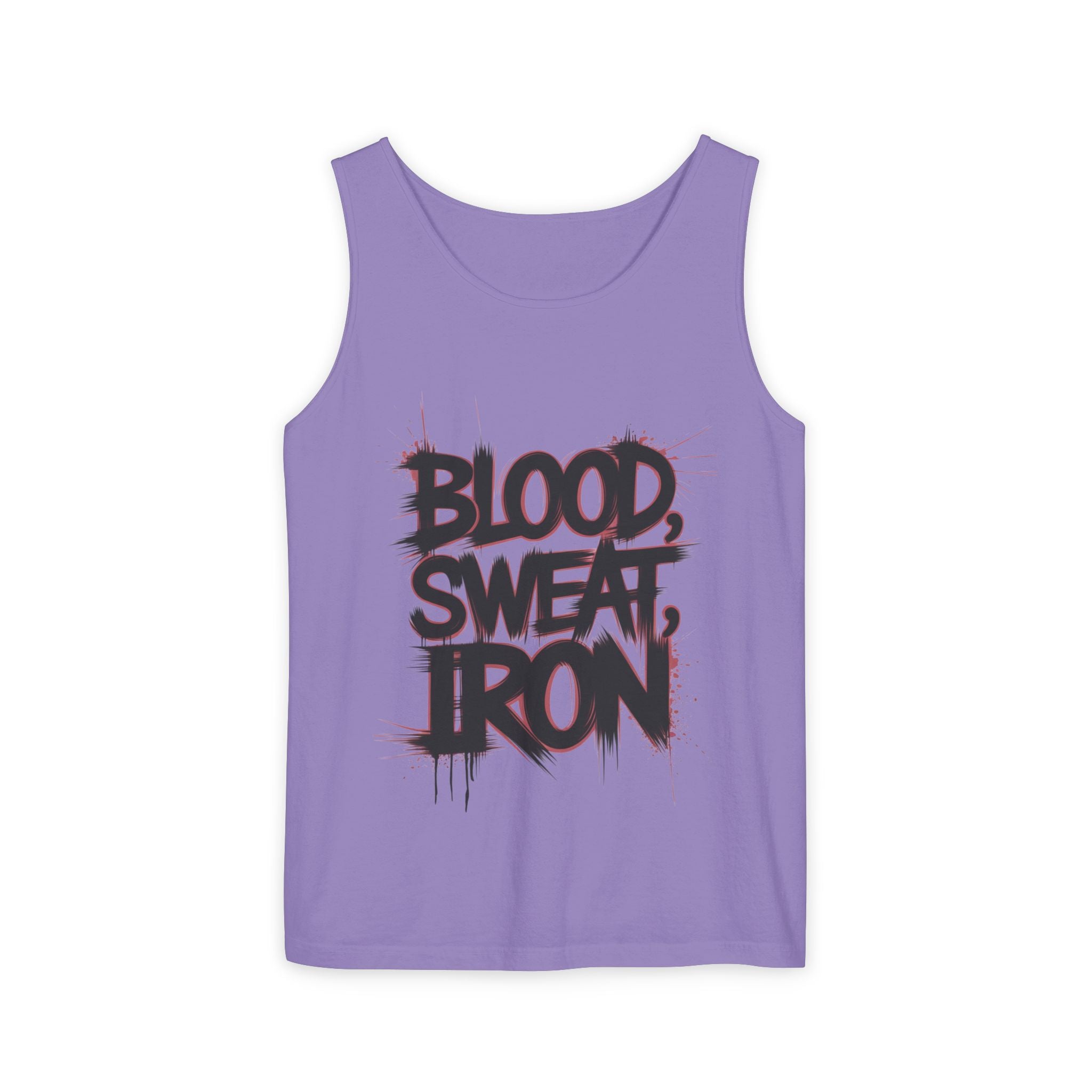 Blood Sweat Iron tank top | Motivational Gym Workout Fitness Tank