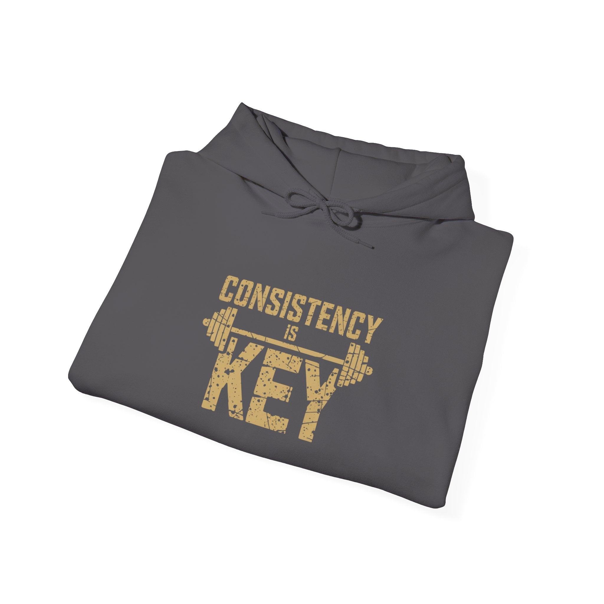 Consistency is Key Hoodie | Barbell Fitness Motivation Sweatshirt