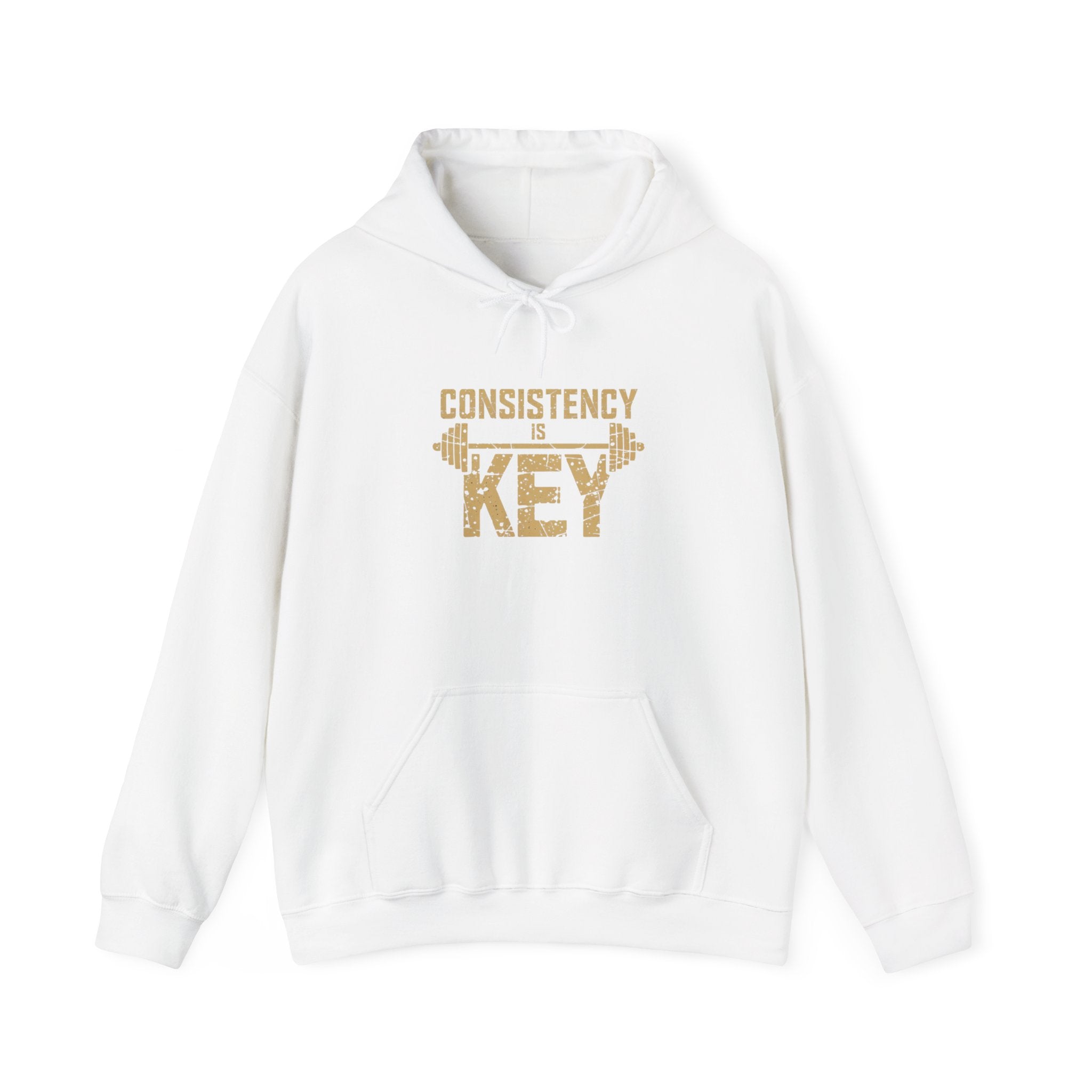 Consistency is Key Hoodie | Barbell Fitness Motivation Sweatshirt