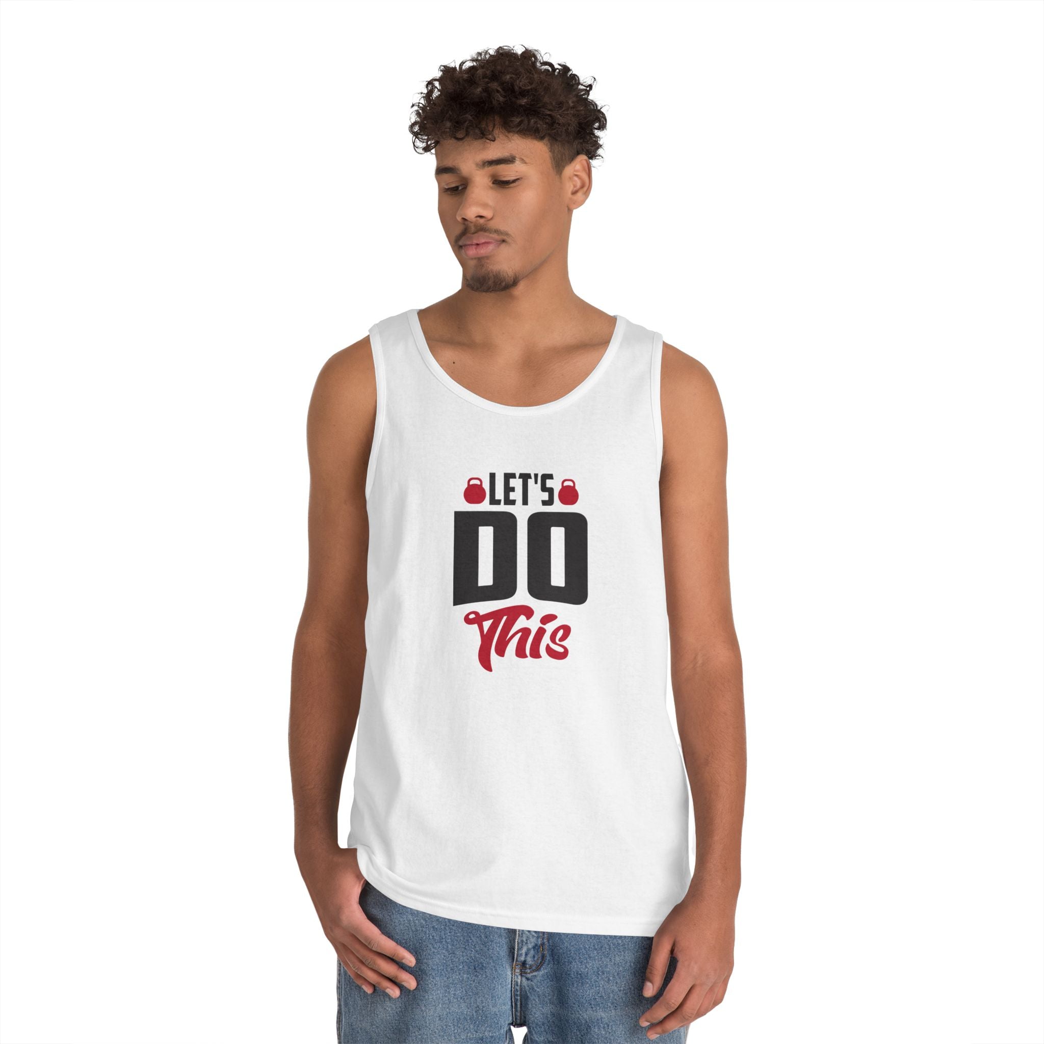 Let’s Do This tank top | Motivational workout slogan, fitness graphic