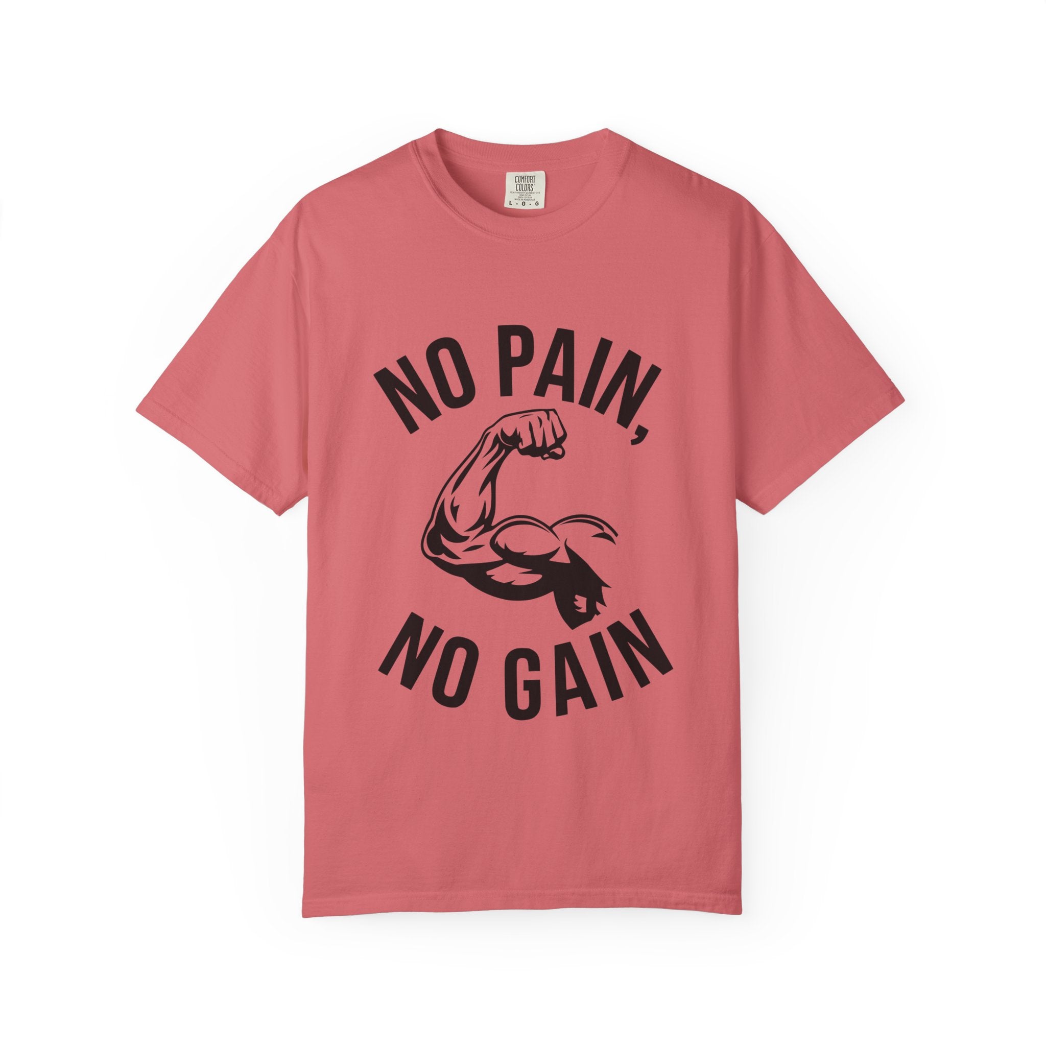 No Pain No Gain Muscle Tee — Motivational Workout T-Shirt