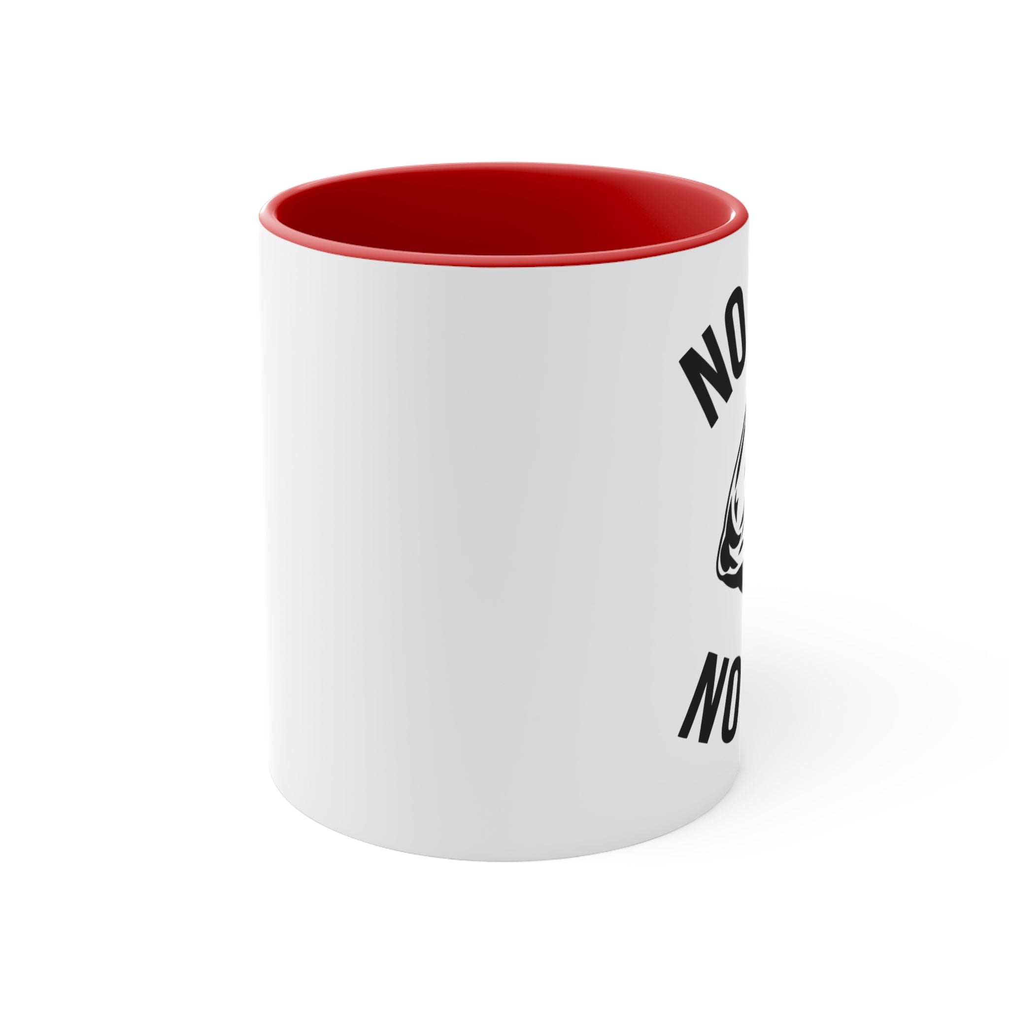 Funny "Nope" Skull Accent Mug — Cute Pink Interior Coffee Cup, Sarcastic Gift for Friends & Coworkers
