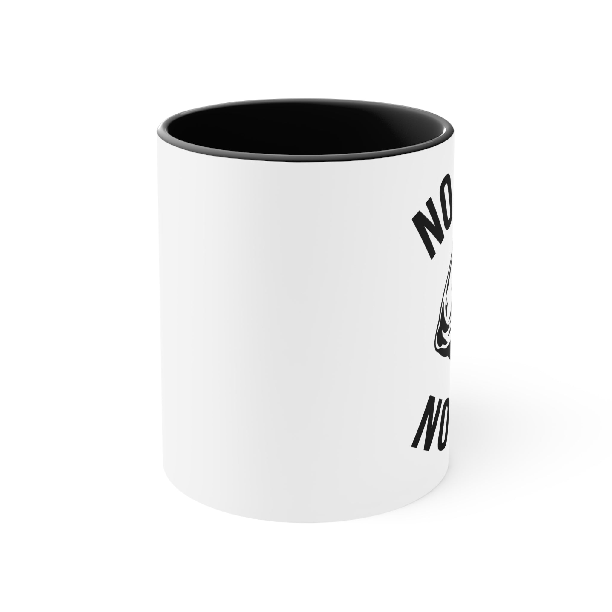 Funny "Nope" Skull Accent Mug — Cute Pink Interior Coffee Cup, Sarcastic Gift for Friends & Coworkers