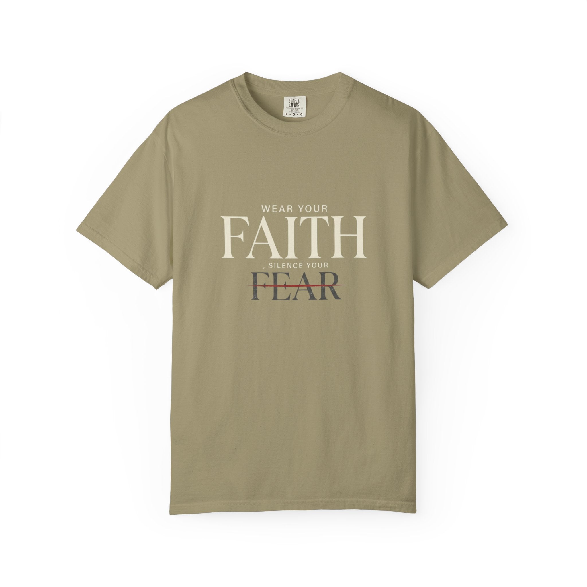 Faith Over Fear T-Shirt — Inspirational Christian Tee