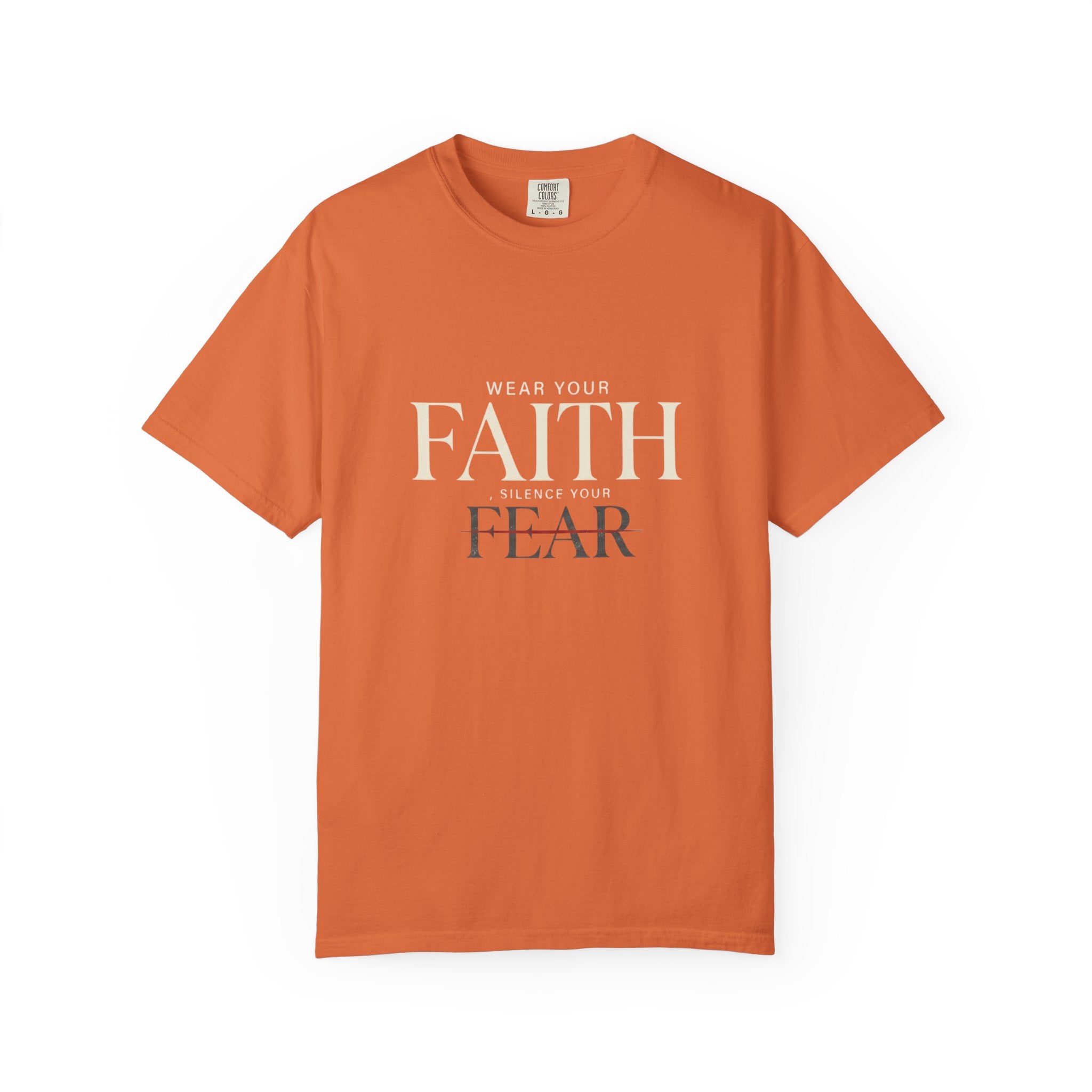 Faith Over Fear T-Shirt — Inspirational Christian Tee