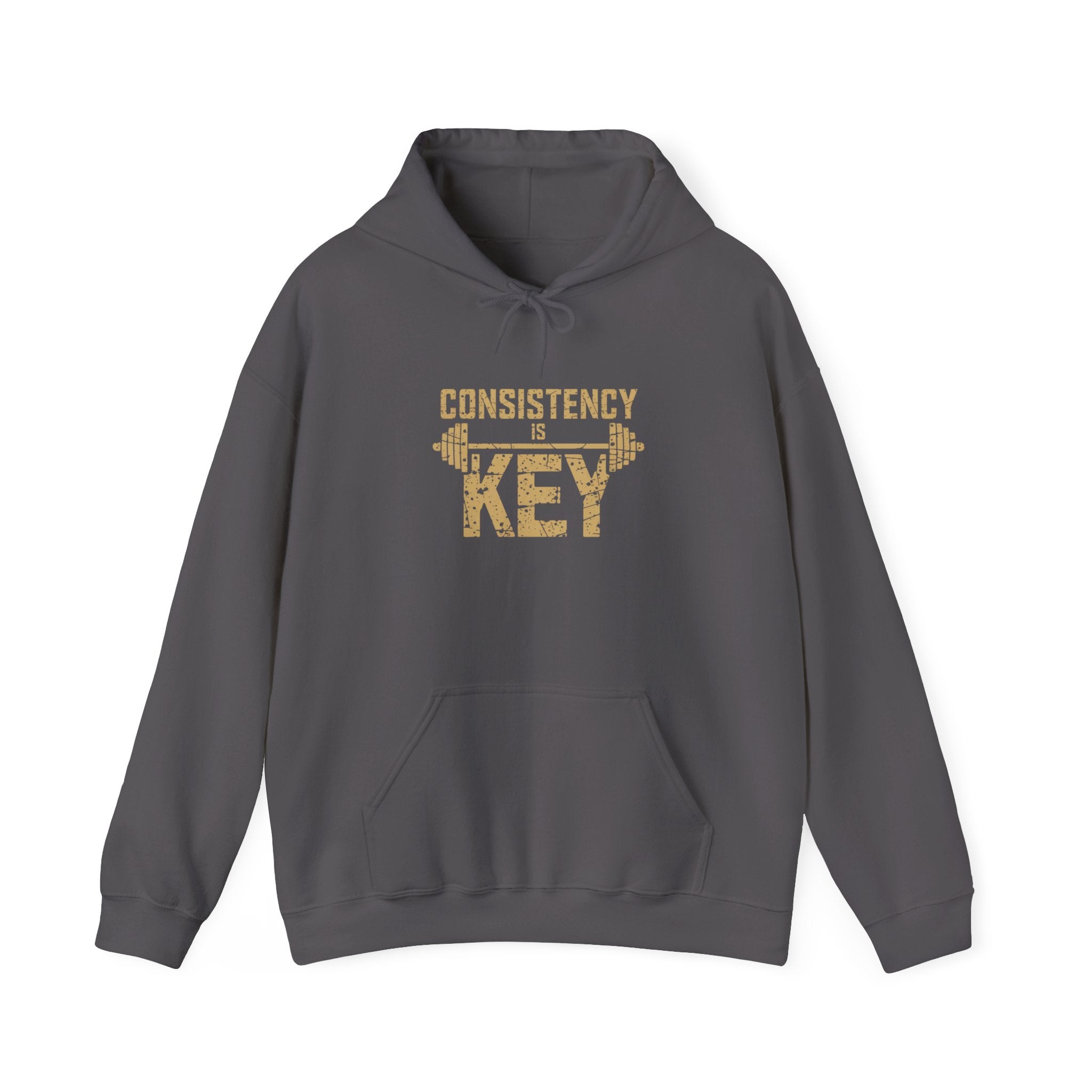 Consistency is Key Hoodie | Barbell Fitness Motivation Sweatshirt