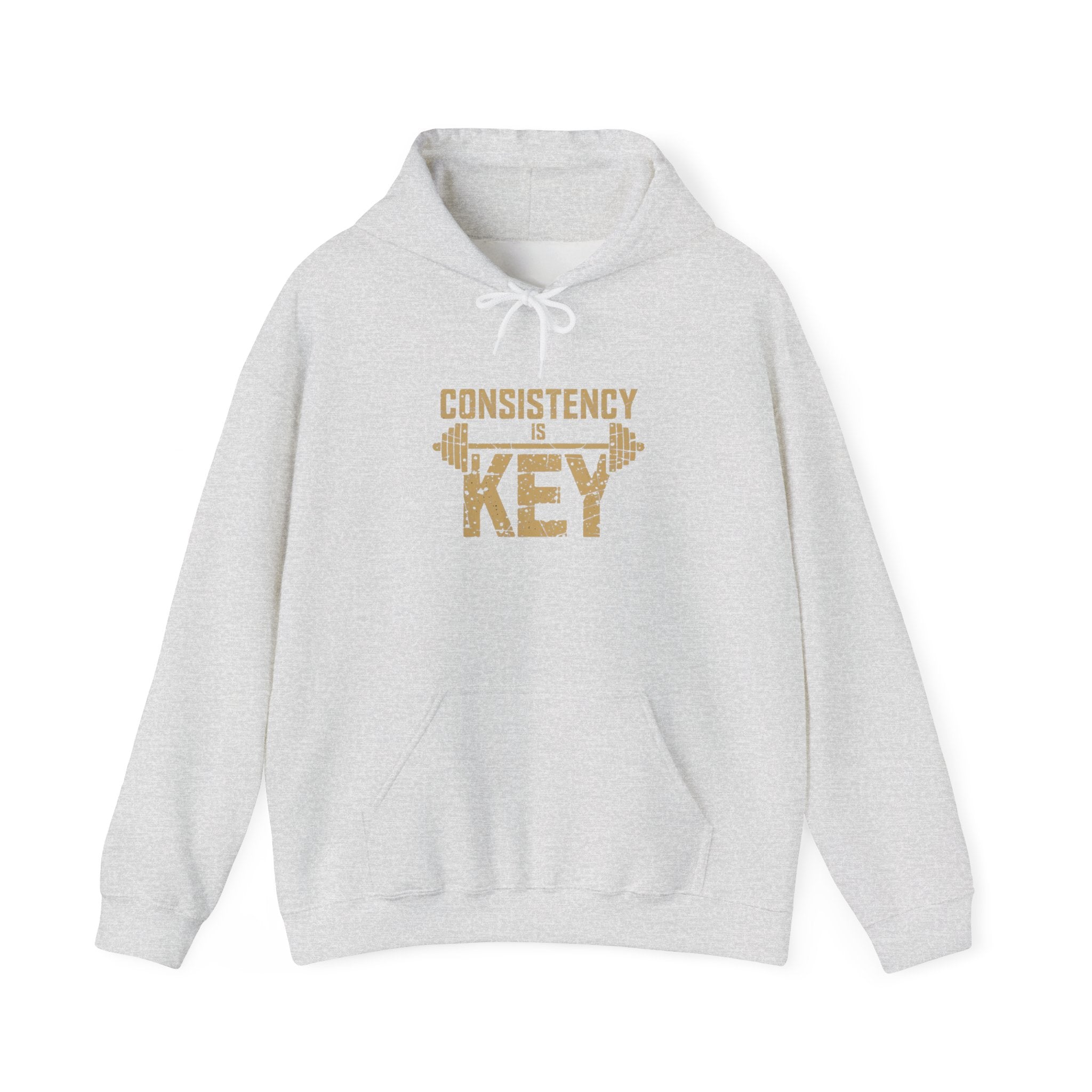 Consistency is Key Hoodie | Barbell Fitness Motivation Sweatshirt