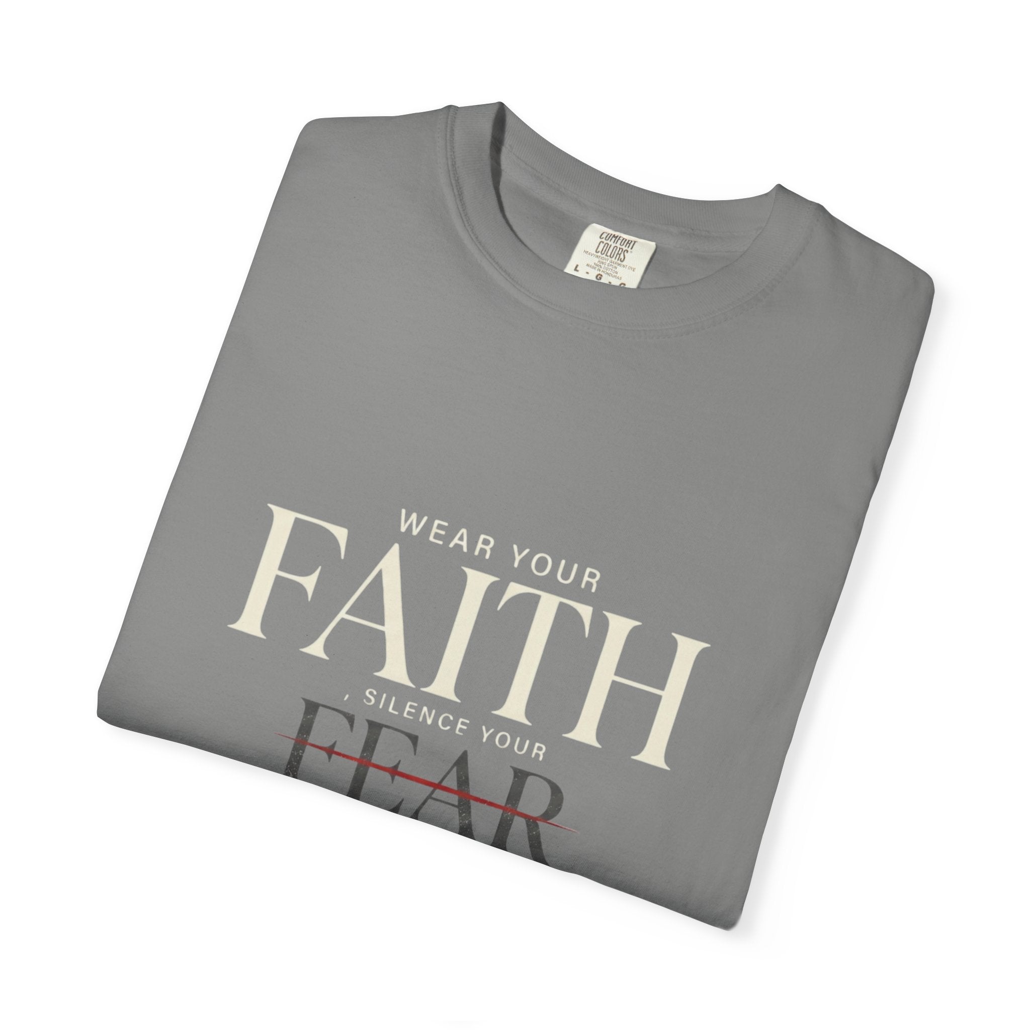 Faith Over Fear T-Shirt — Inspirational Christian Tee