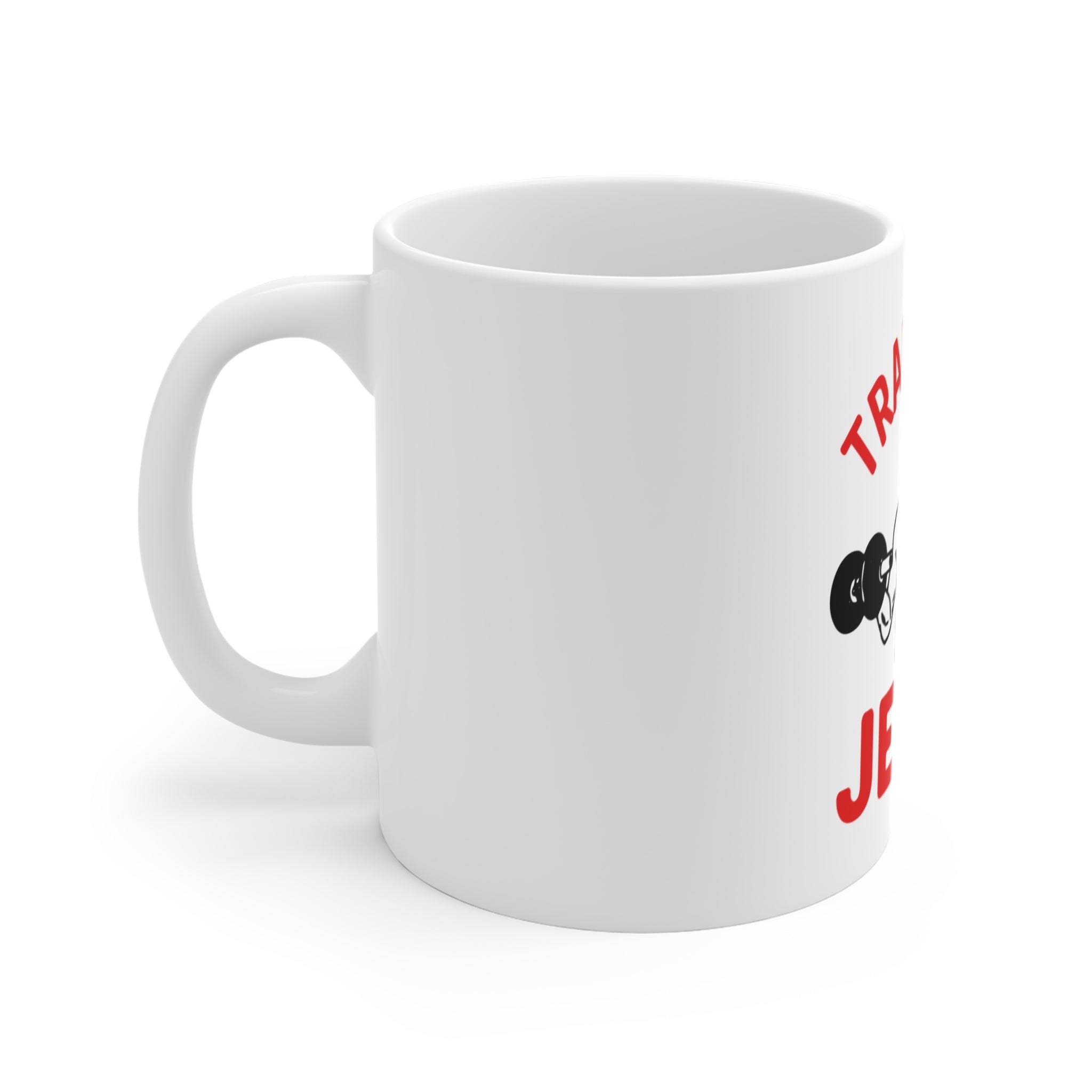 Train Like Jesus Coffee Mug — Christian Gym Motivation 11oz