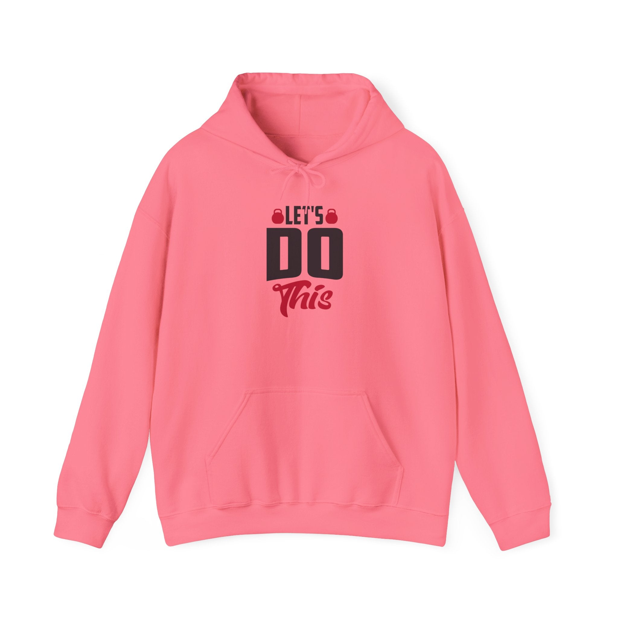 Let's Do This Hoodie — Motivational Chest Graphic Hooded Sweatshirt
