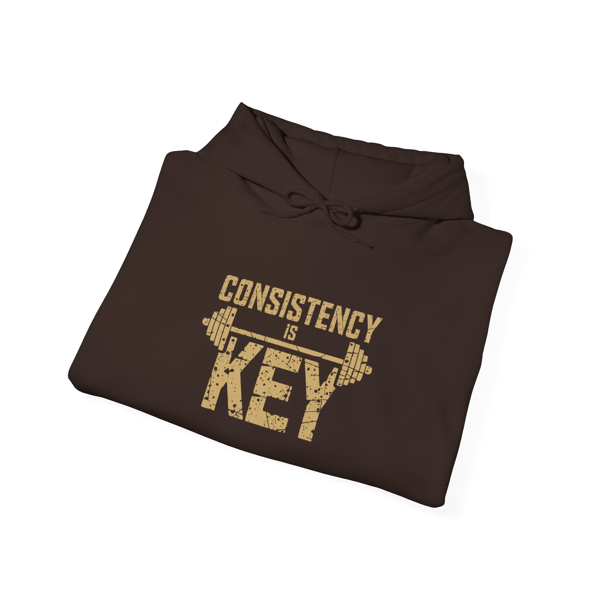 Consistency is Key Hoodie | Barbell Fitness Motivation Sweatshirt