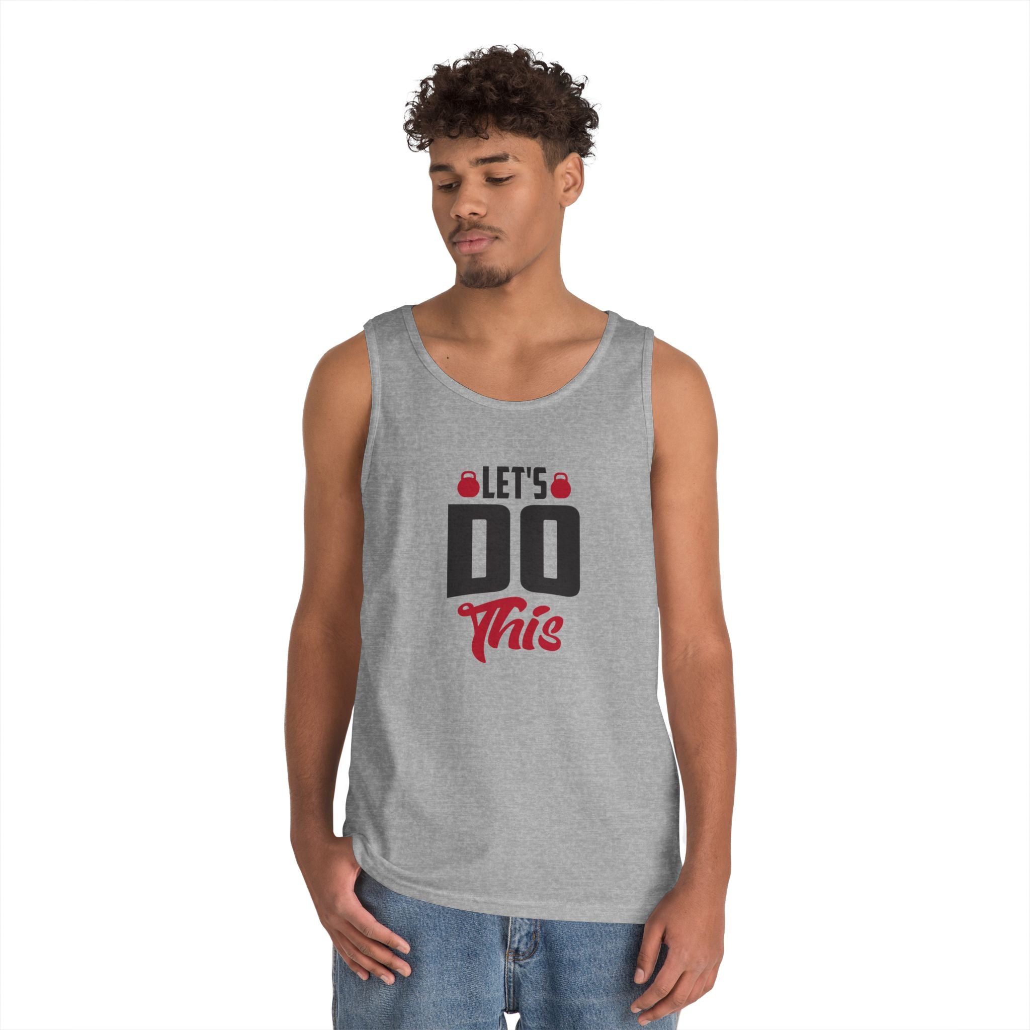 Let’s Do This tank top | Motivational workout slogan, fitness graphic