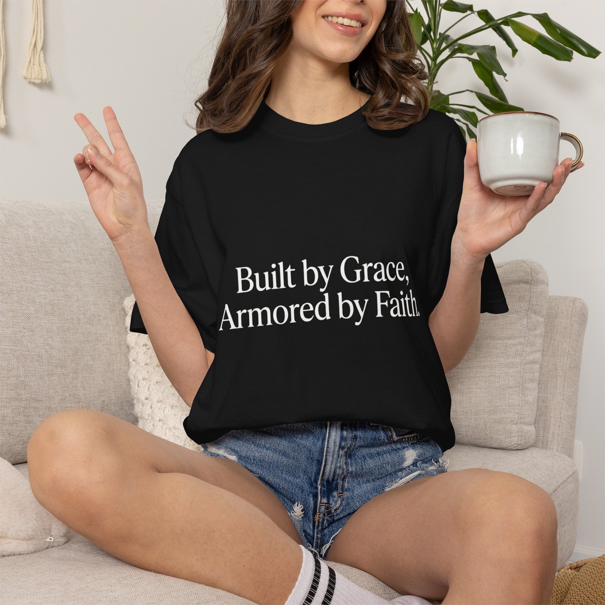 Built by Grace, Armored by Faith T‑Shirt