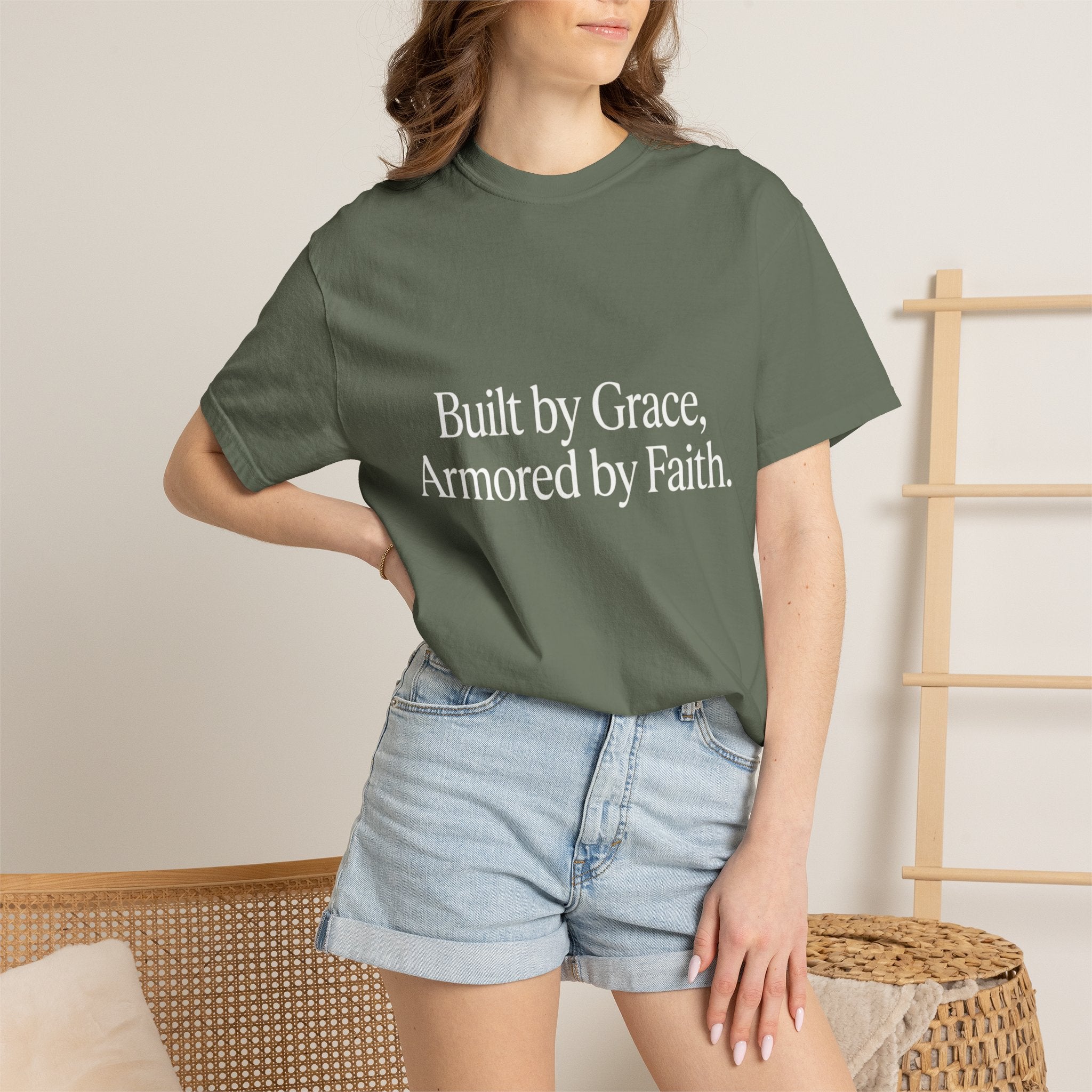 Built by Grace, Armored by Faith T‑Shirt