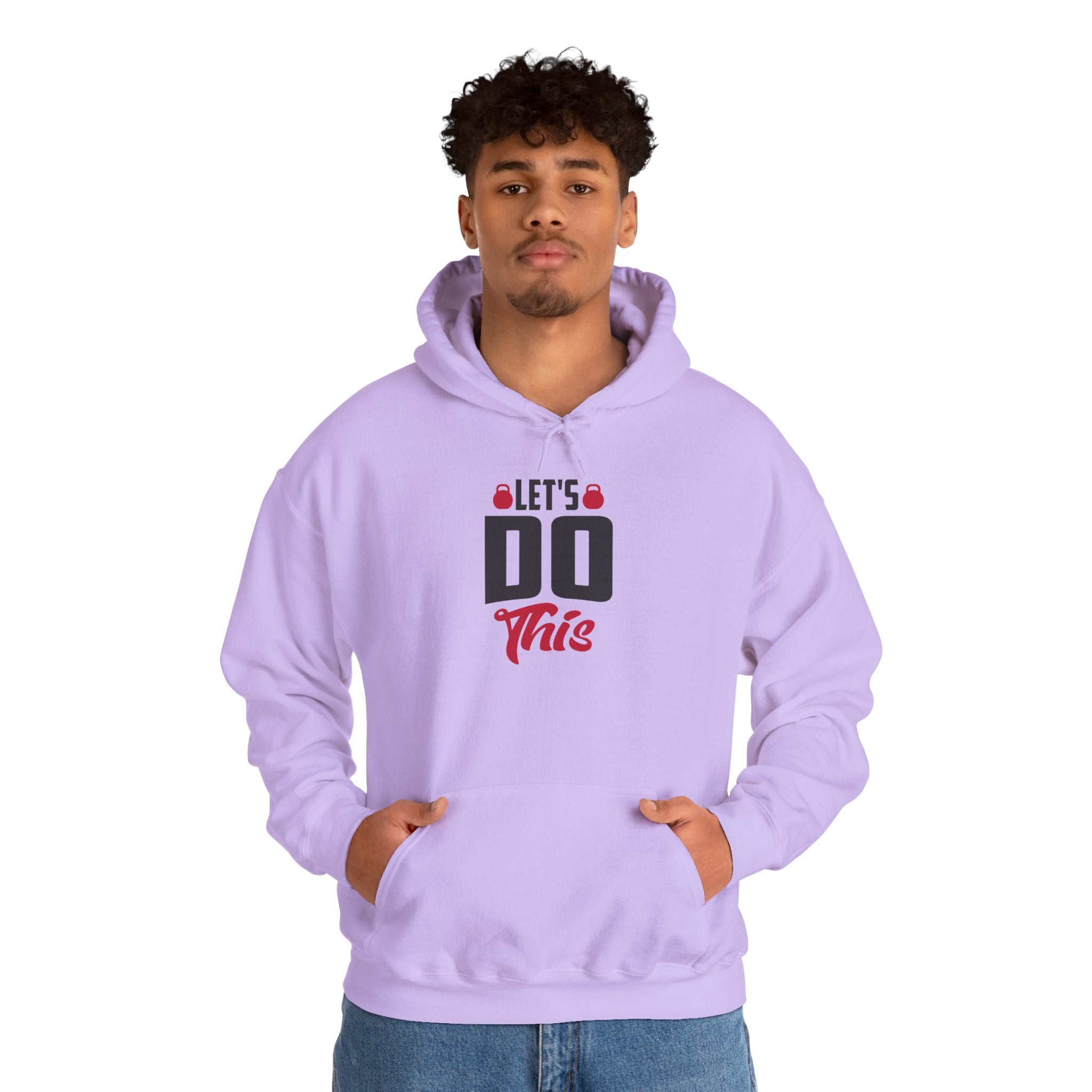 Let's Do This Hoodie — Motivational Chest Graphic Hooded Sweatshirt