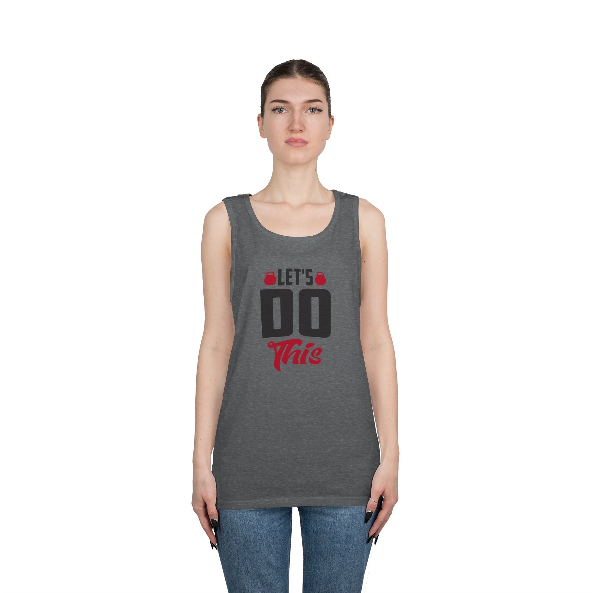 Let’s Do This tank top | Motivational workout slogan, fitness graphic