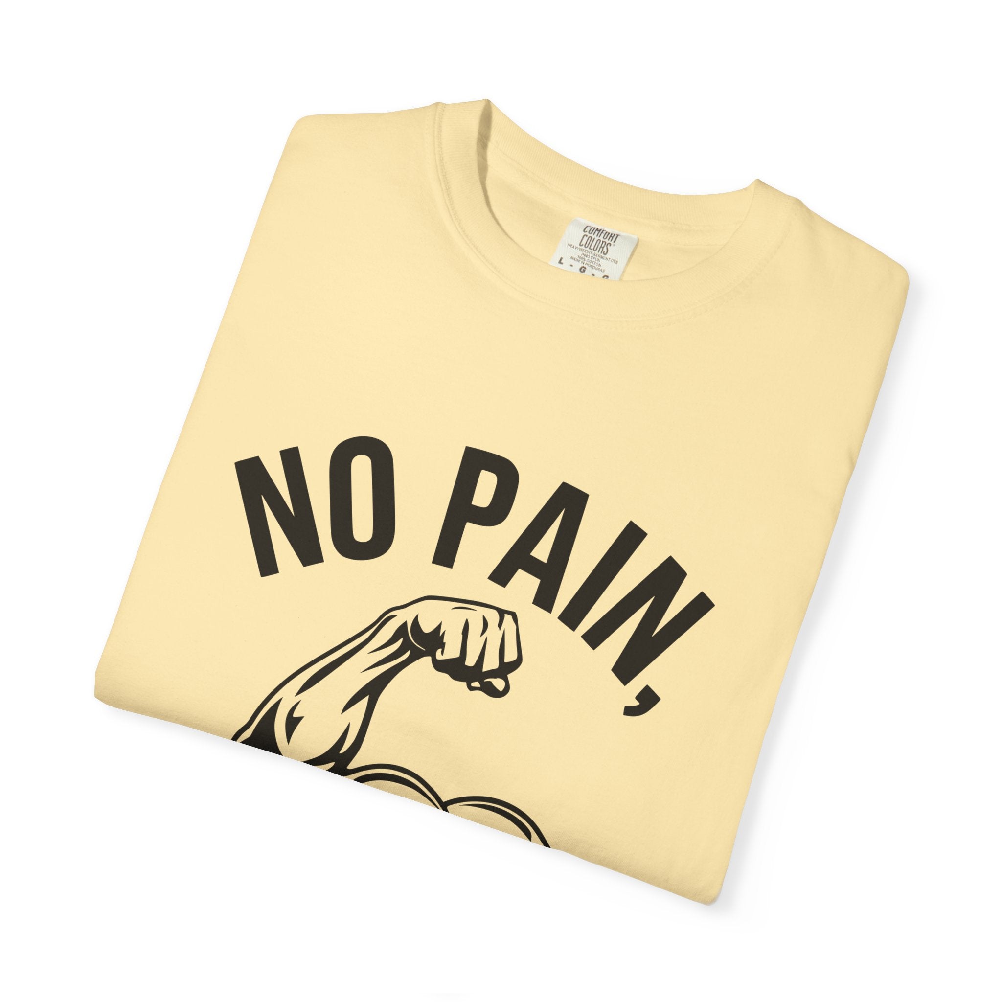 No Pain No Gain Muscle Tee — Motivational Workout T-Shirt
