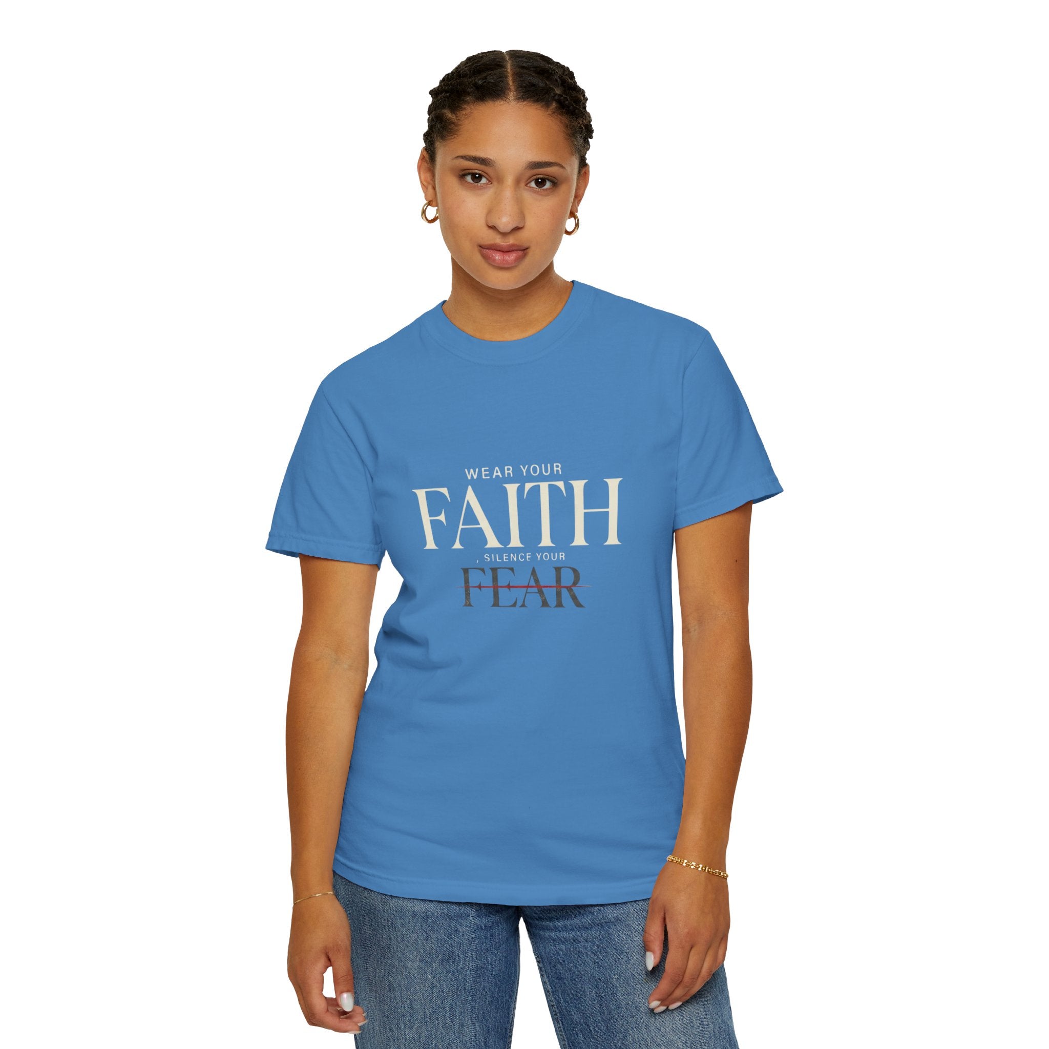 Faith Over Fear T-Shirt — Inspirational Christian Tee