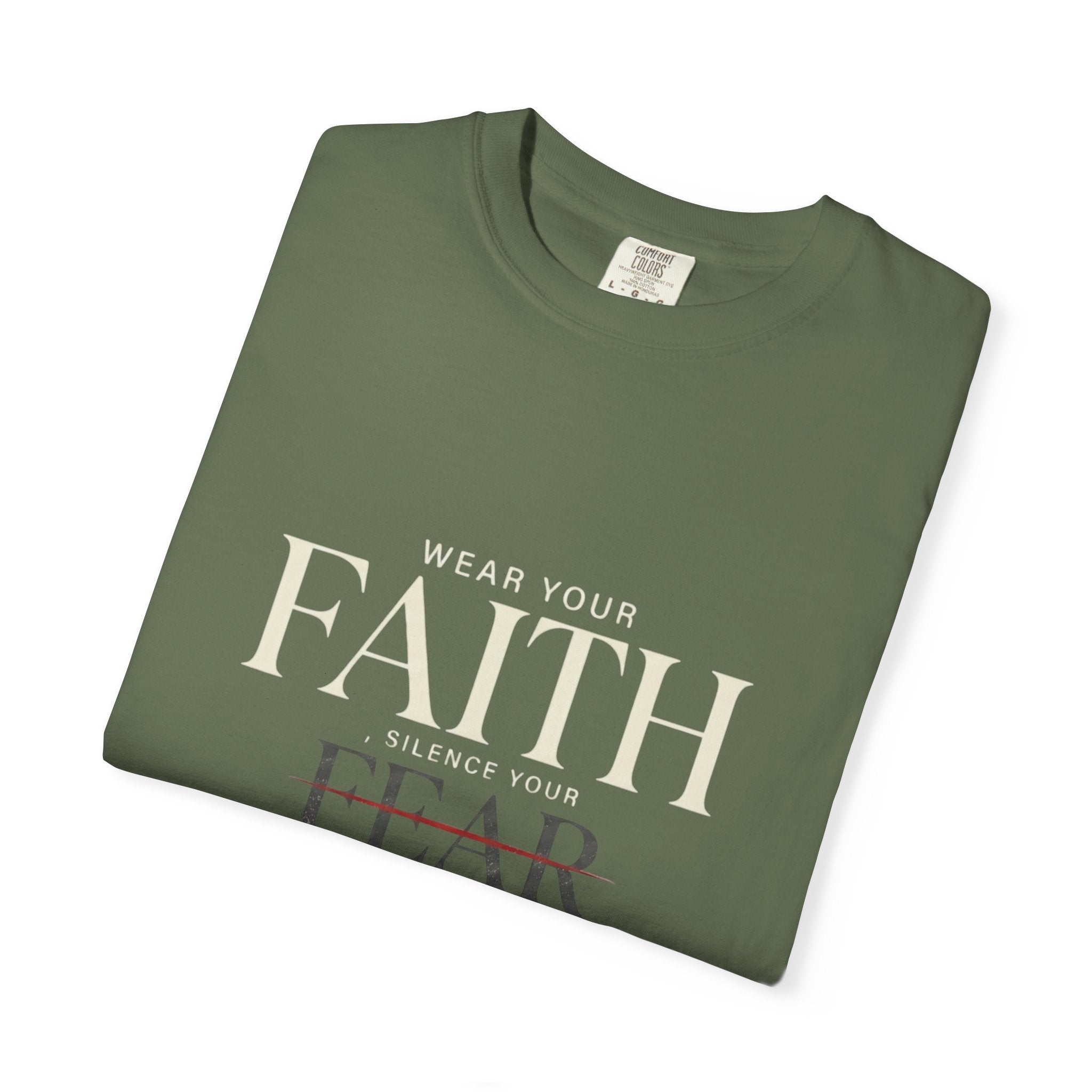 Faith Over Fear T-Shirt — Inspirational Christian Tee