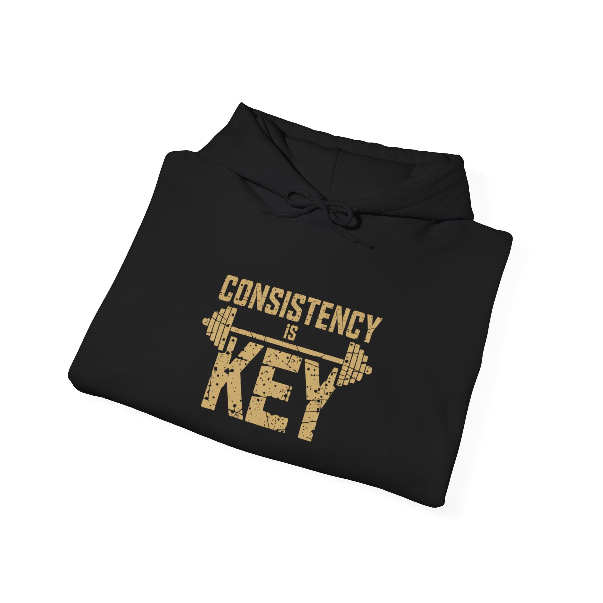 Consistency is Key Hoodie | Barbell Fitness Motivation Sweatshirt