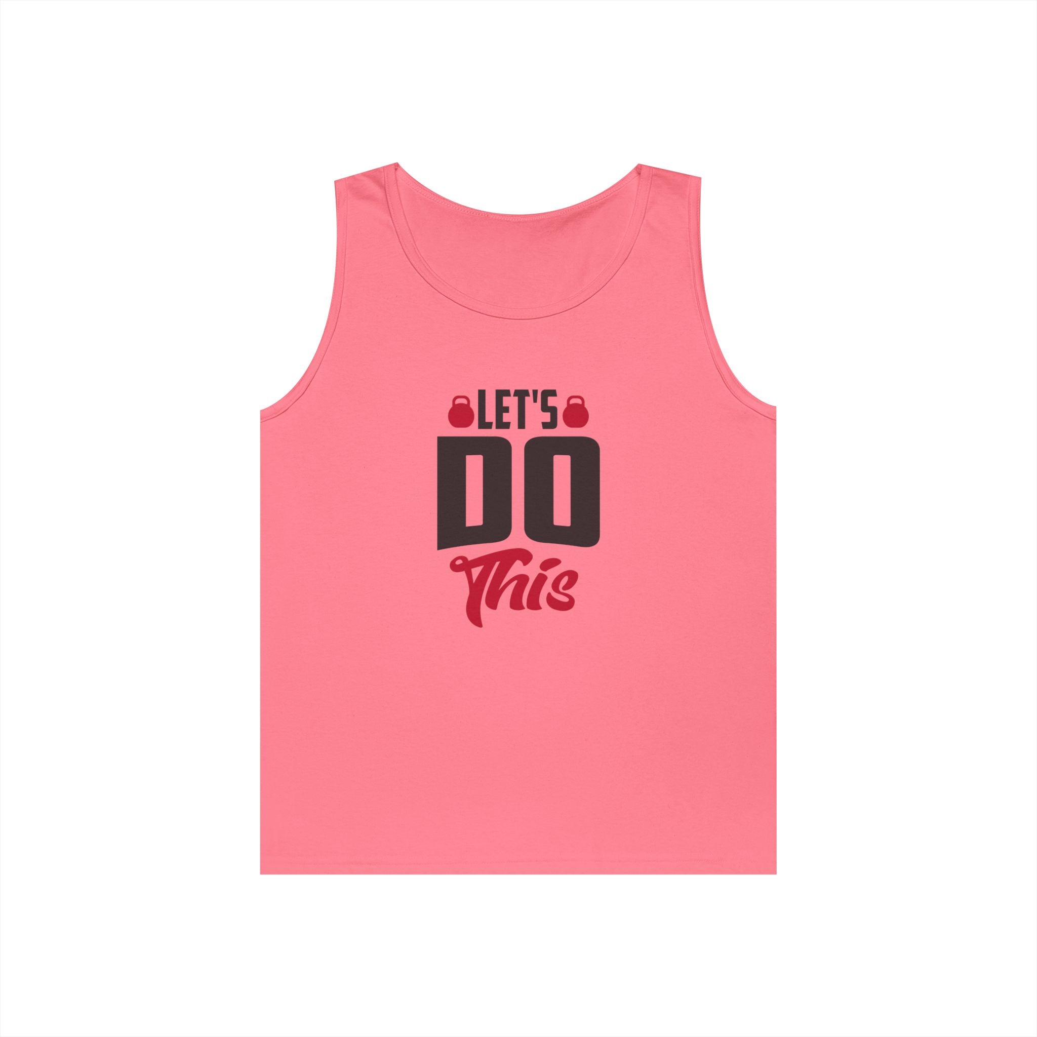 Let’s Do This tank top | Motivational workout slogan, fitness graphic