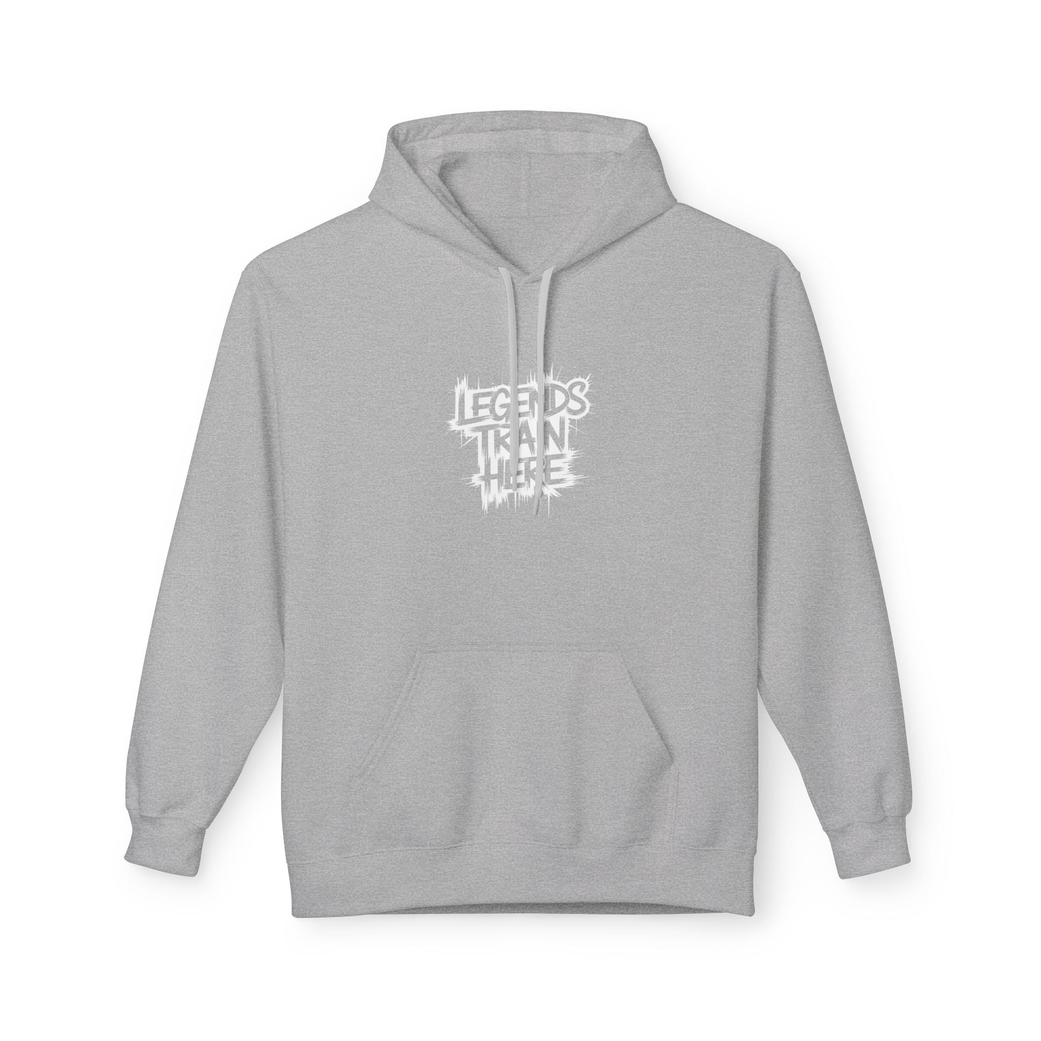 Legends Train Here Hoodie — Streetwear Gym Motivational Pullover