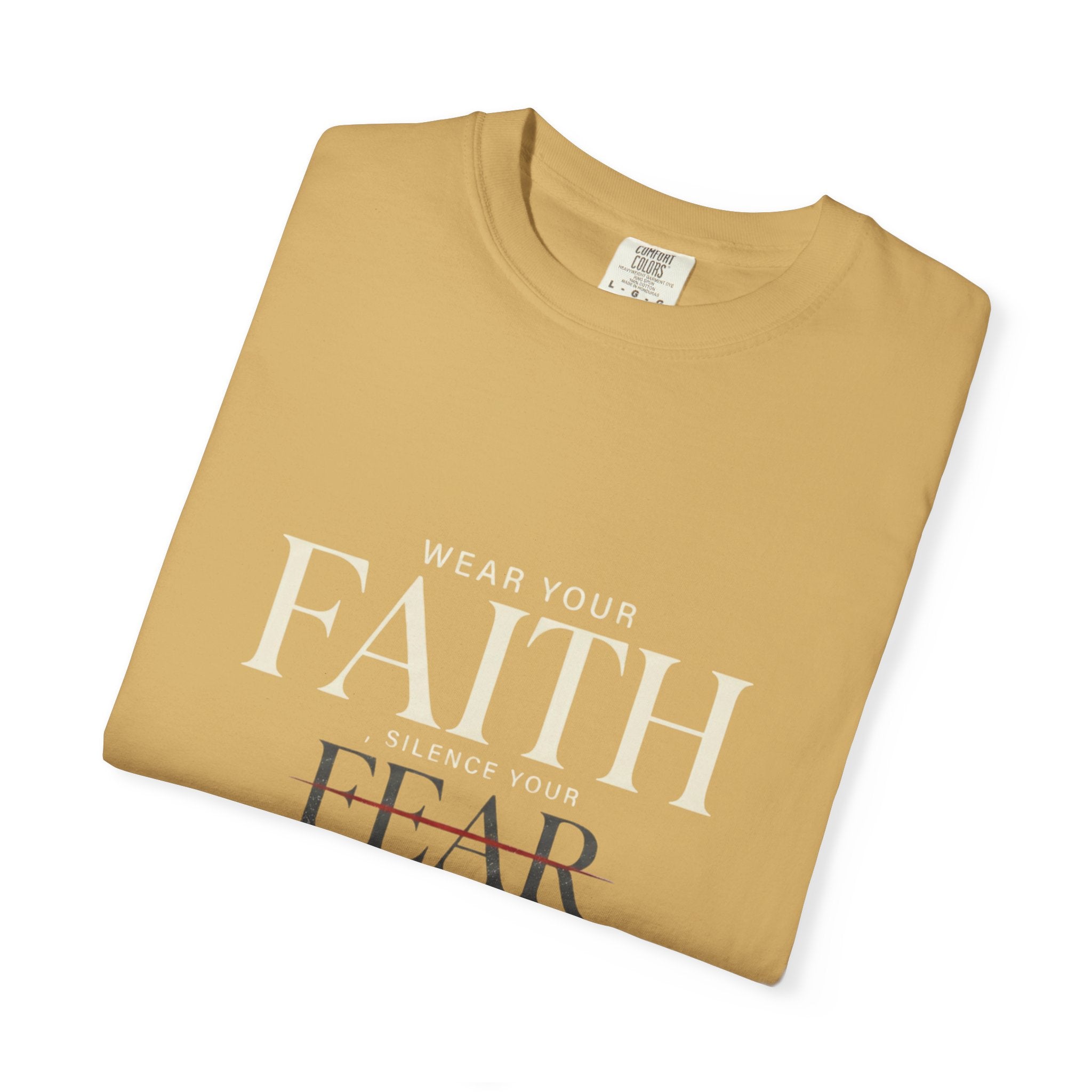 Faith Over Fear T-Shirt — Inspirational Christian Tee