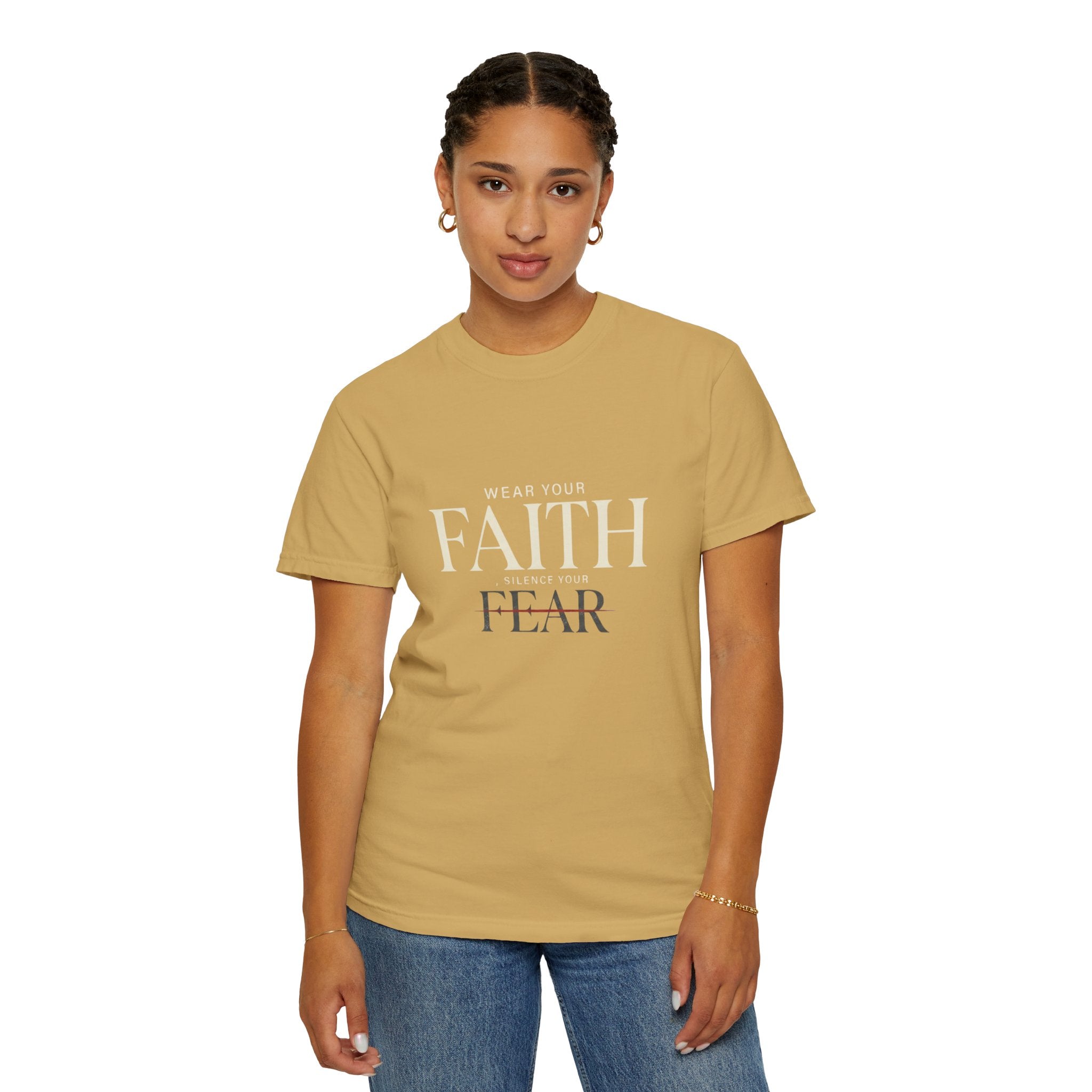 Faith Over Fear T-Shirt — Inspirational Christian Tee