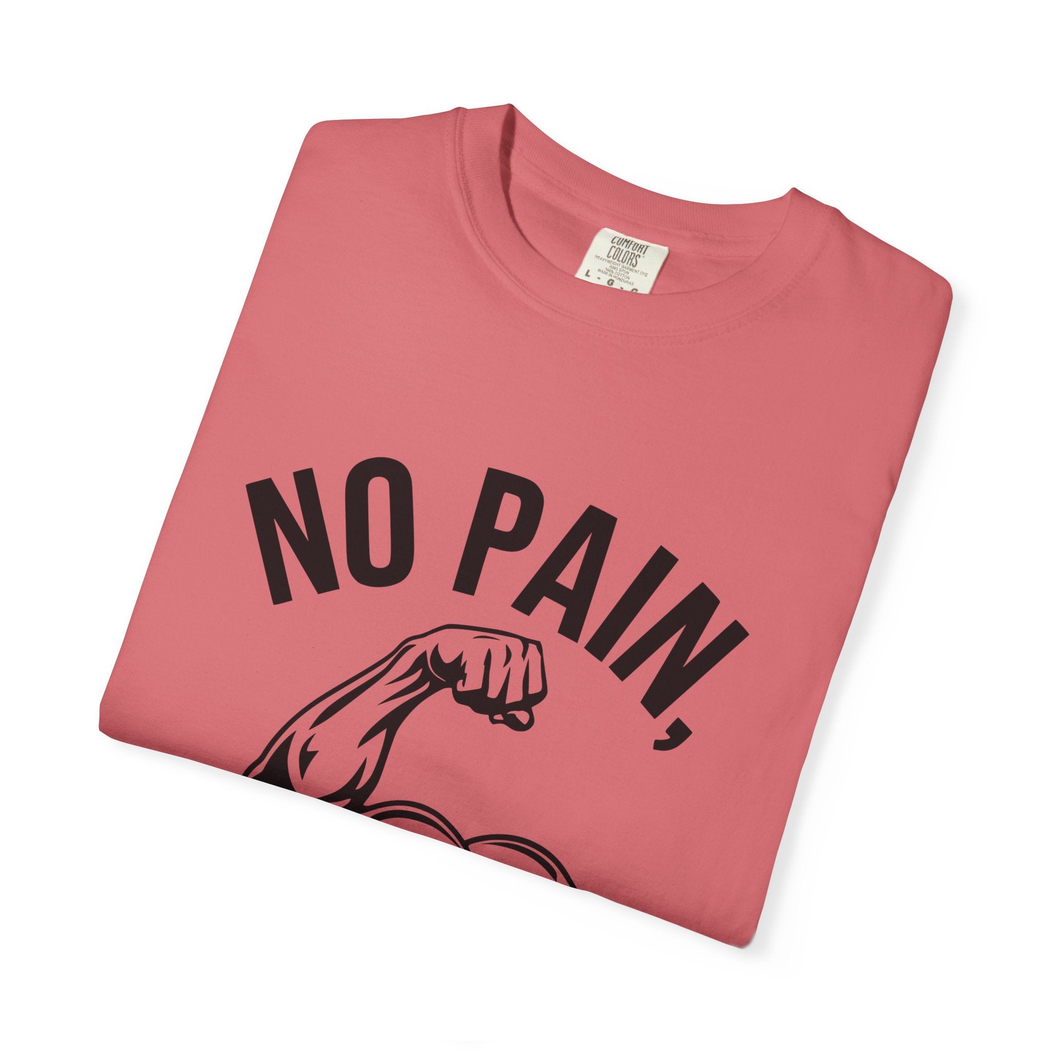 No Pain No Gain Muscle Tee — Motivational Workout T-Shirt