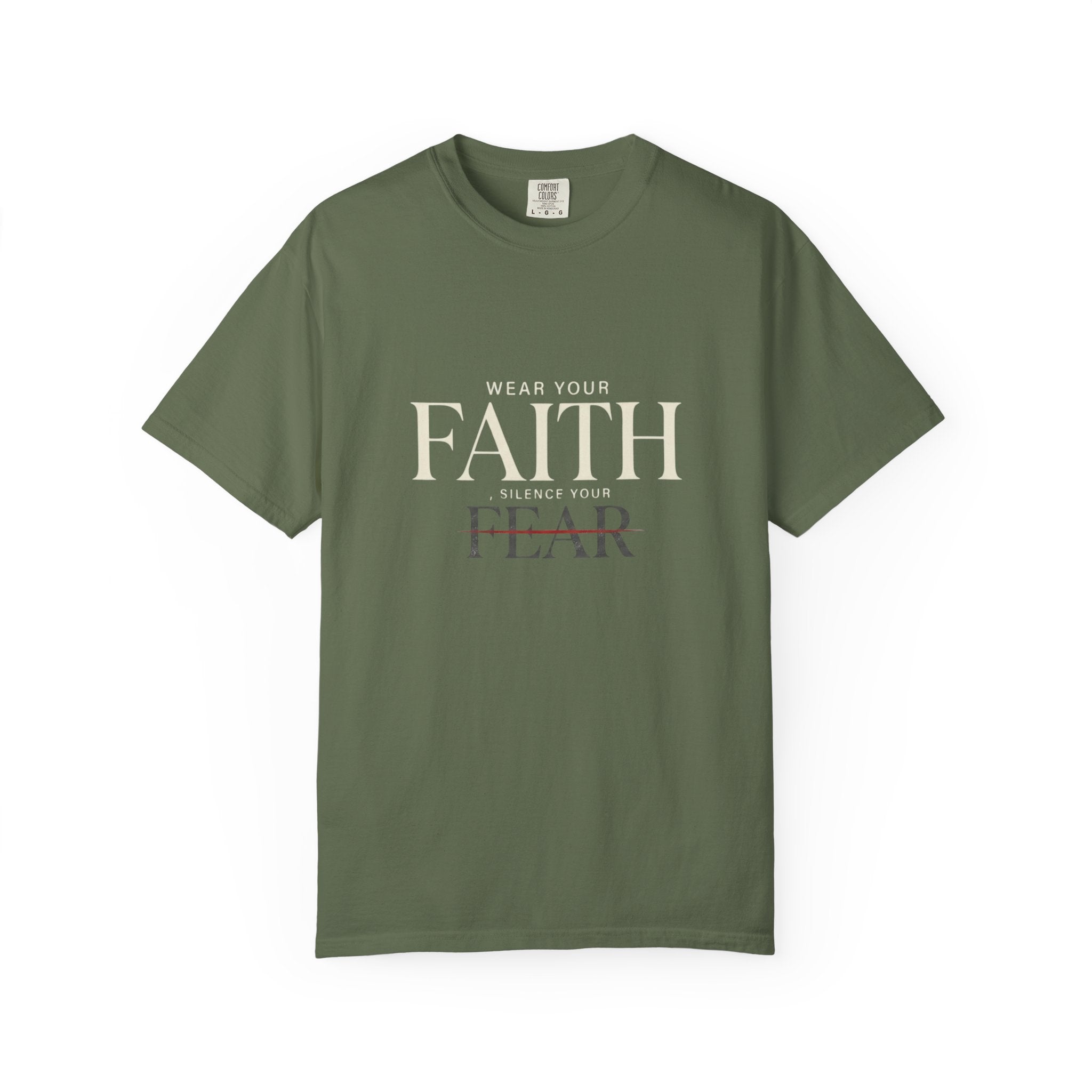 Faith Over Fear T-Shirt — Inspirational Christian Tee