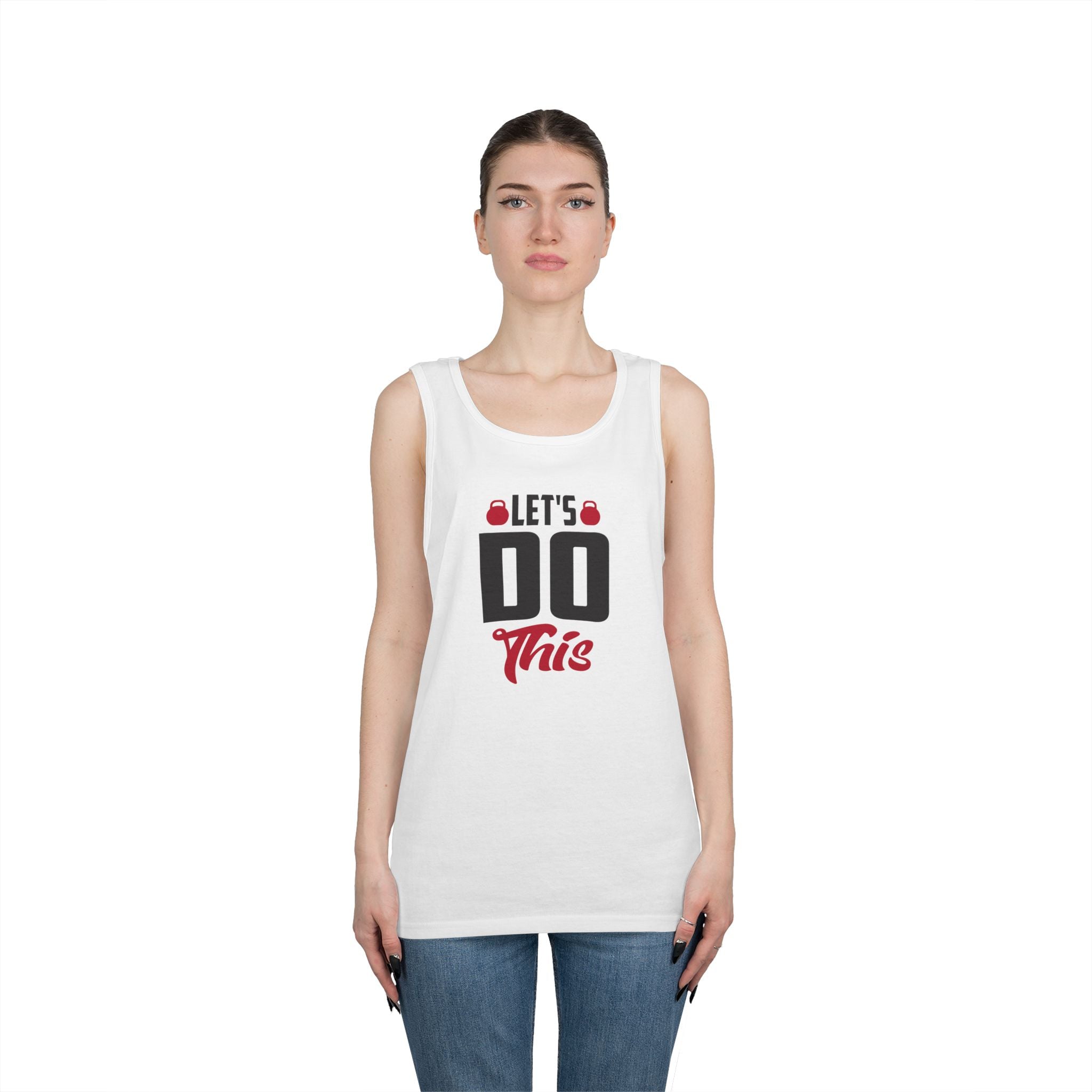 Let’s Do This tank top | Motivational workout slogan, fitness graphic