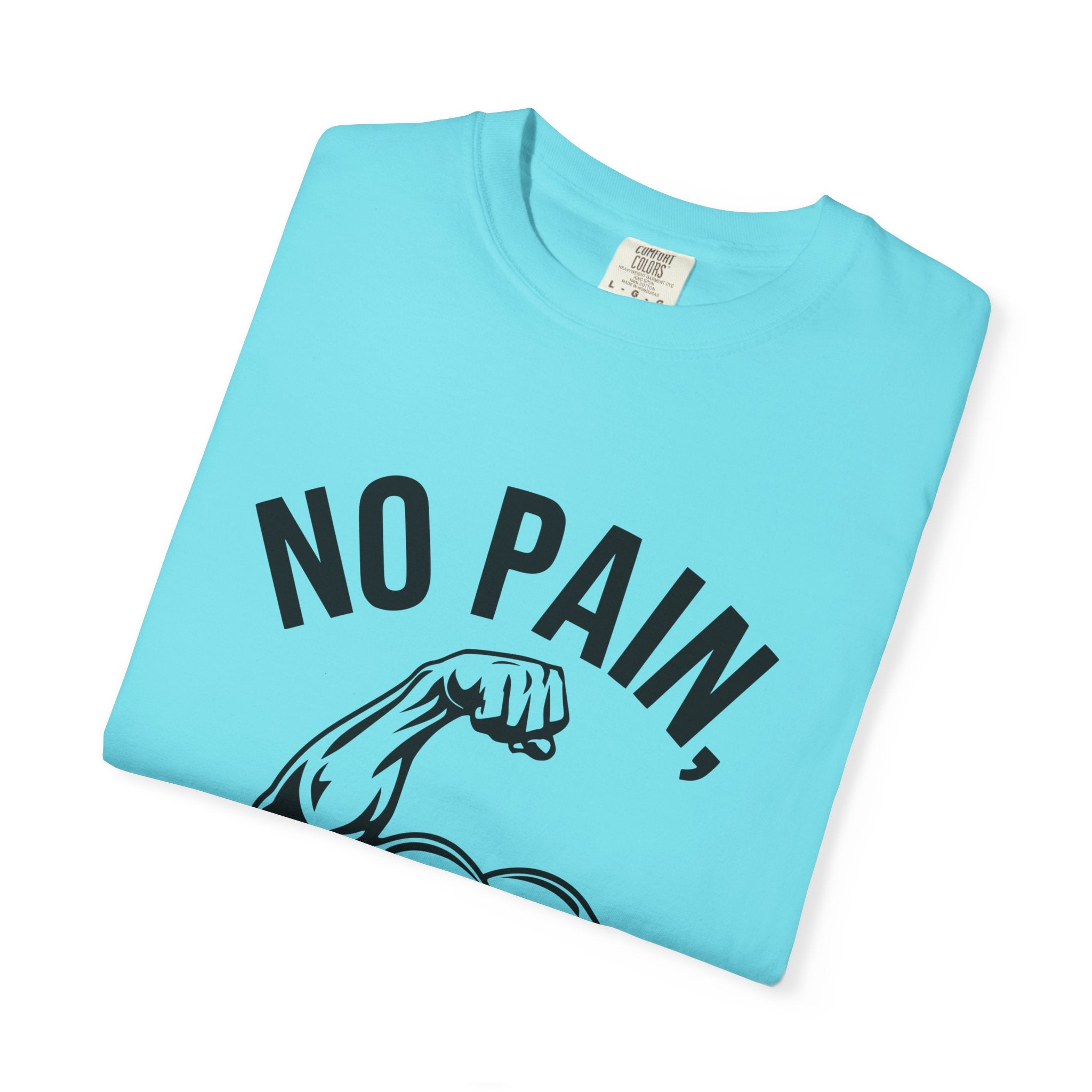 No Pain No Gain Muscle Tee — Motivational Workout T-Shirt