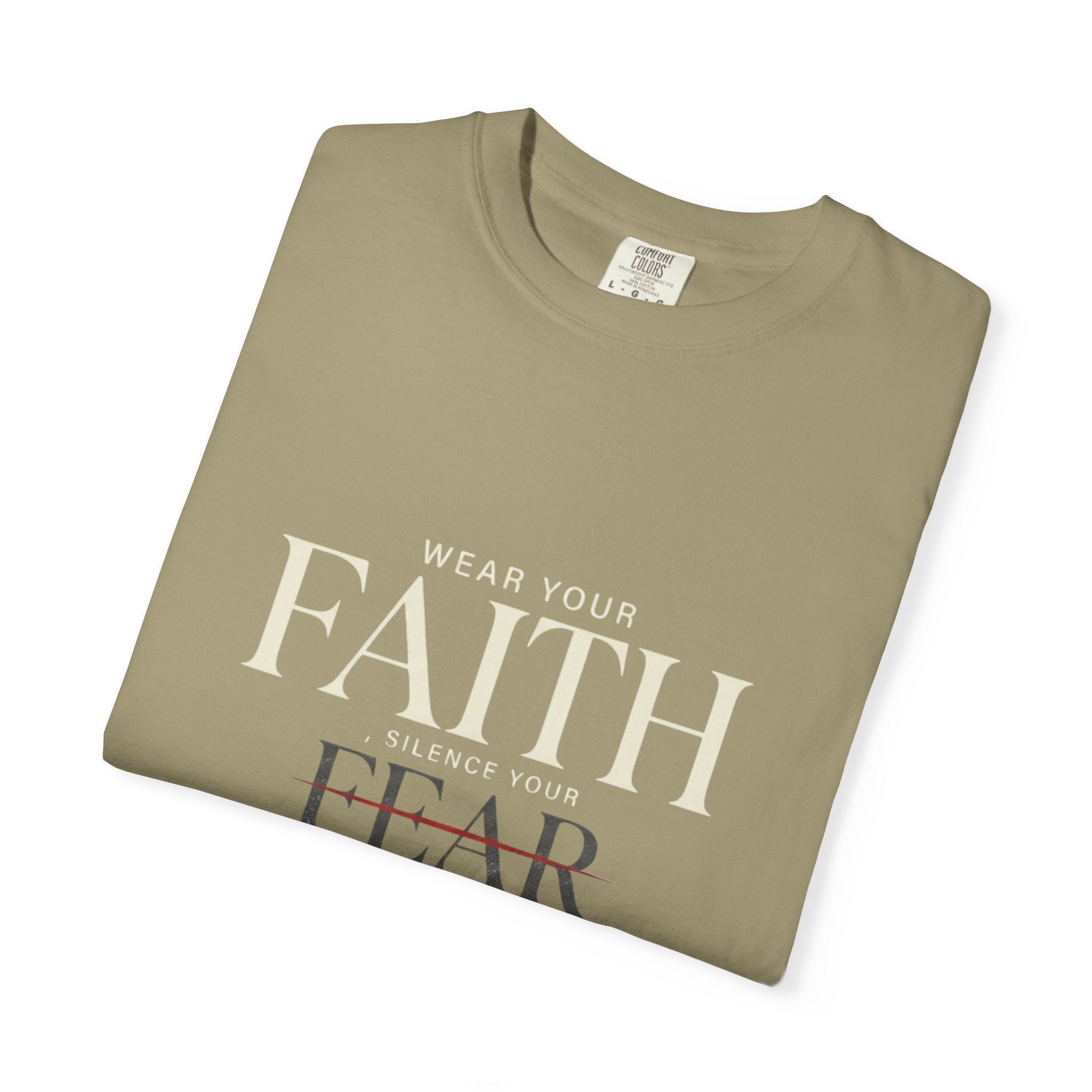 Faith Over Fear T-Shirt — Inspirational Christian Tee