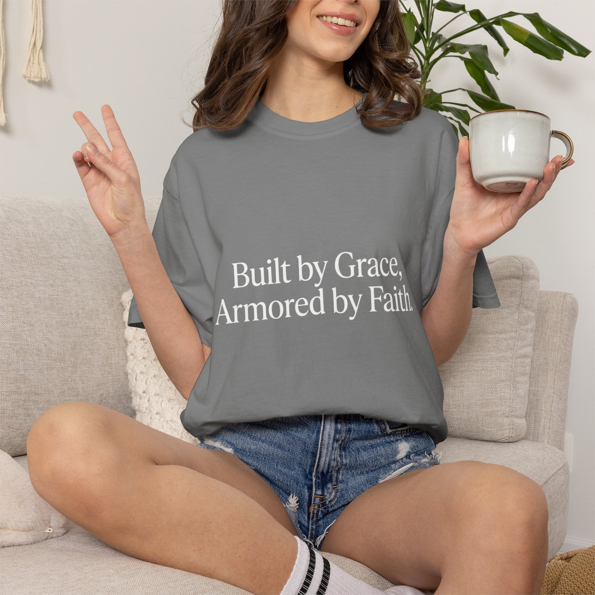Built by Grace, Armored by Faith T‑Shirt