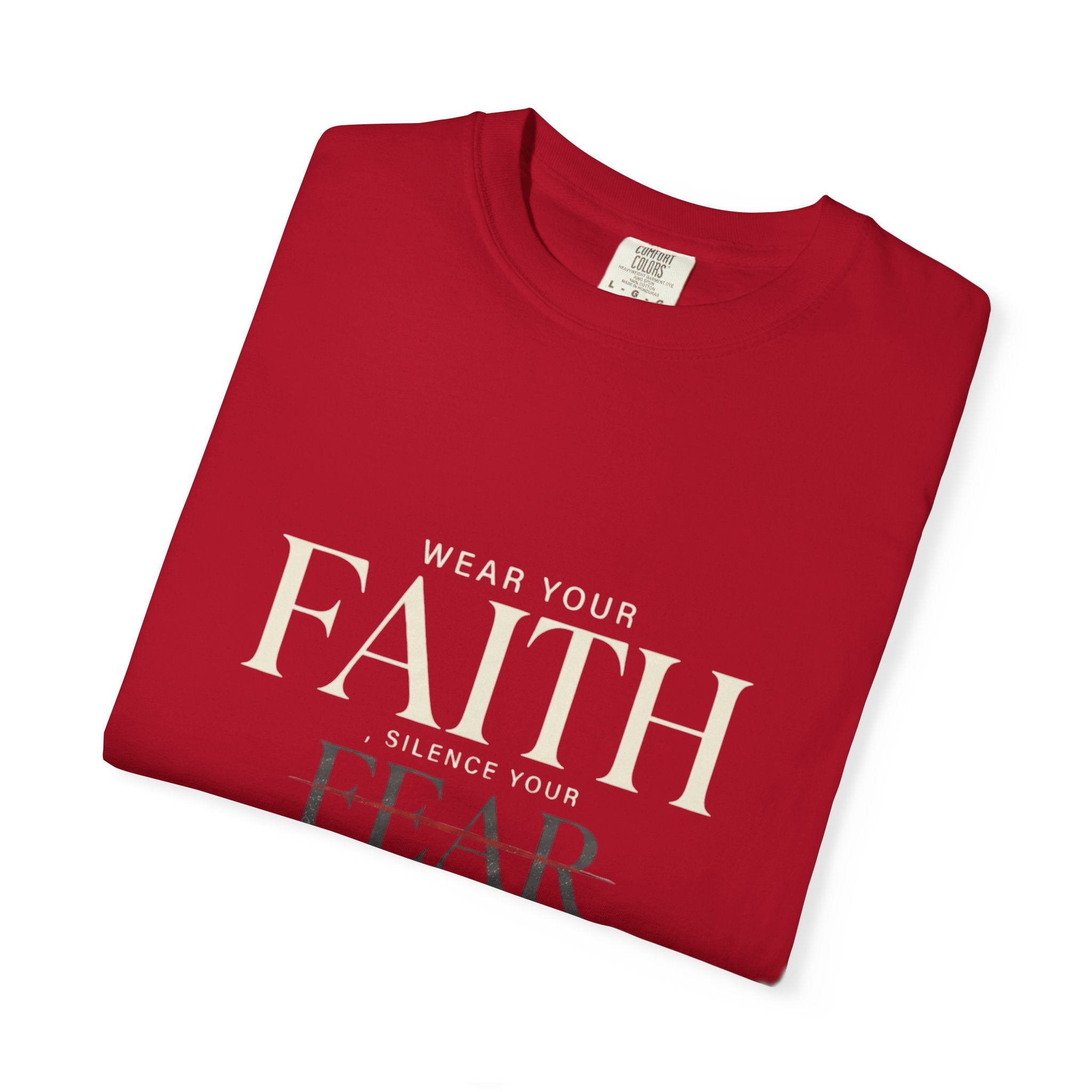 Faith Over Fear T-Shirt — Inspirational Christian Tee