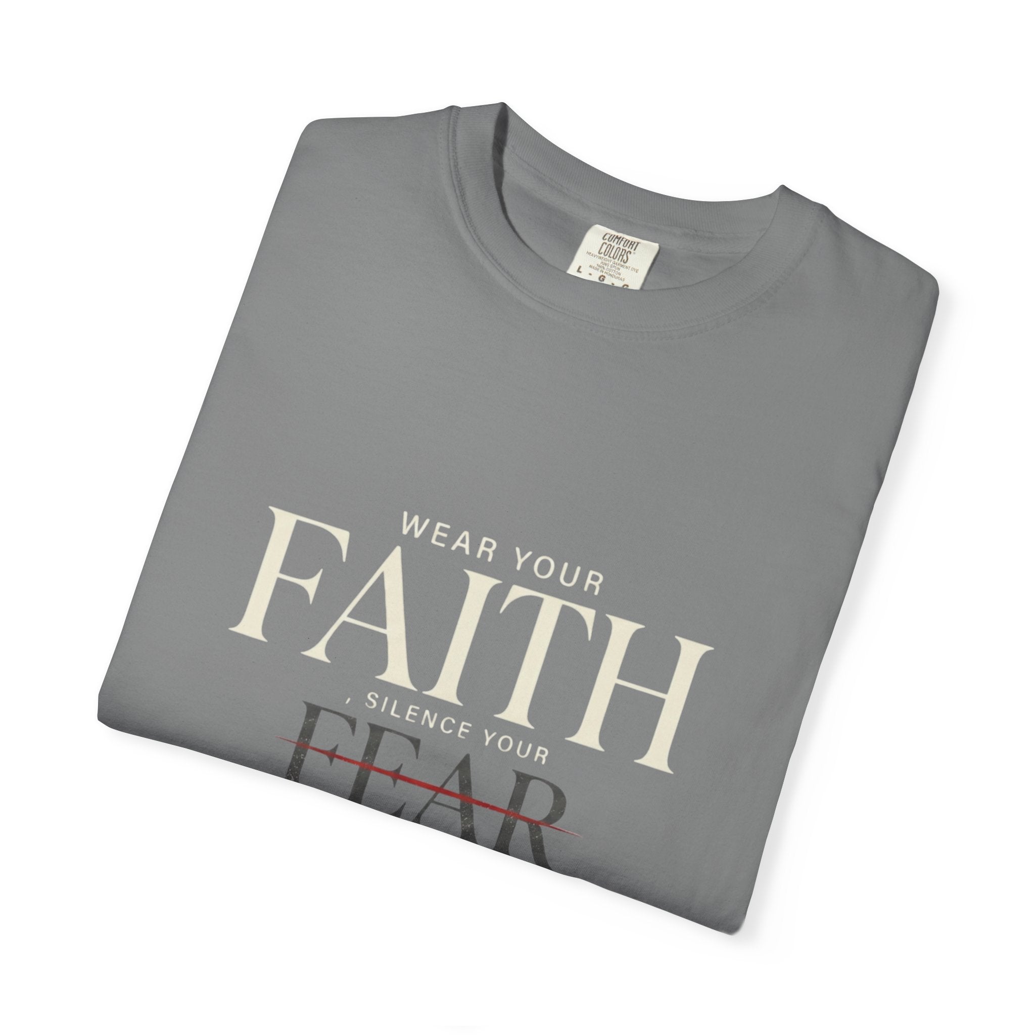 Faith Over Fear T-Shirt — Inspirational Christian Tee