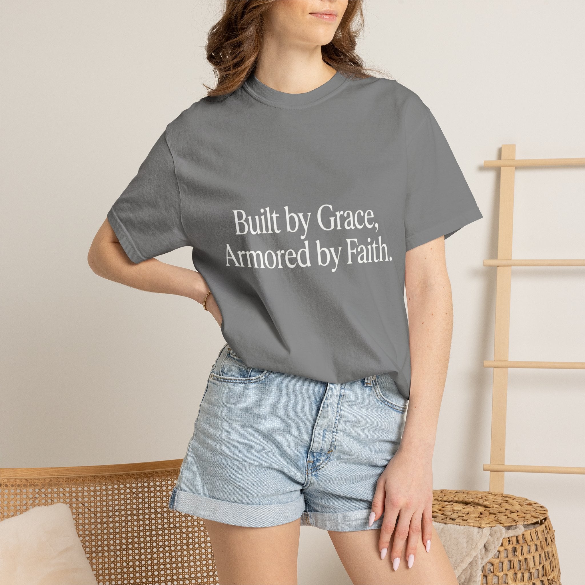Built by Grace, Armored by Faith T‑Shirt