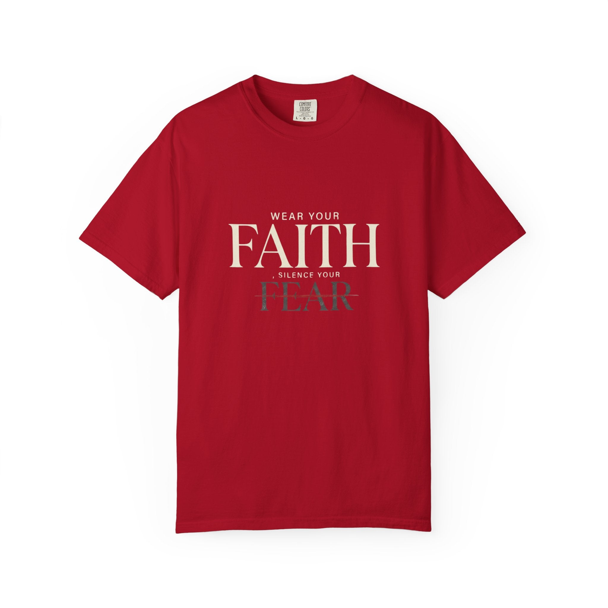 Faith Over Fear T-Shirt — Inspirational Christian Tee