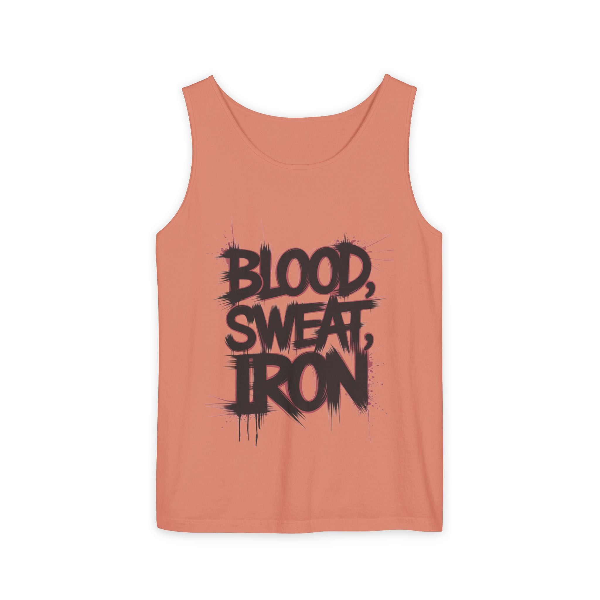 Blood Sweat Iron tank top | Motivational Gym Workout Fitness Tank