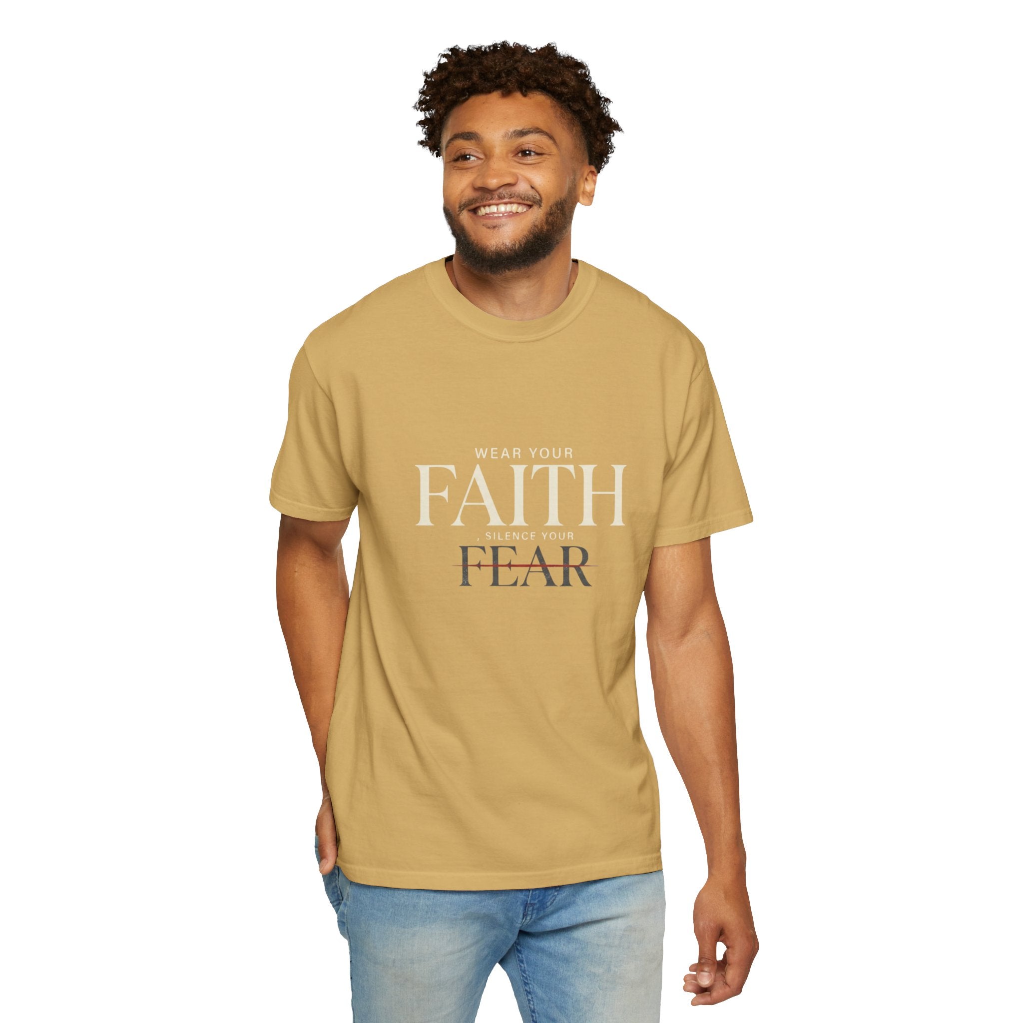 Faith Over Fear T-Shirt — Inspirational Christian Tee